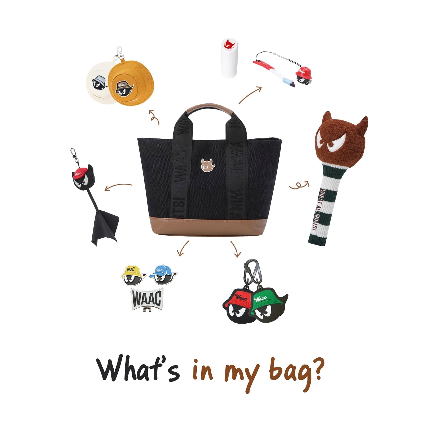 What's in my bag? おしゃれゴルファー必見!カートバッグのデコレーション術