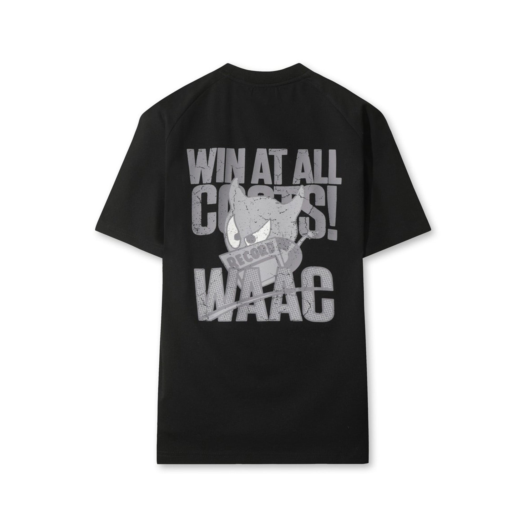 UNISEX WAACKYクルーネックTシャツ ブラック