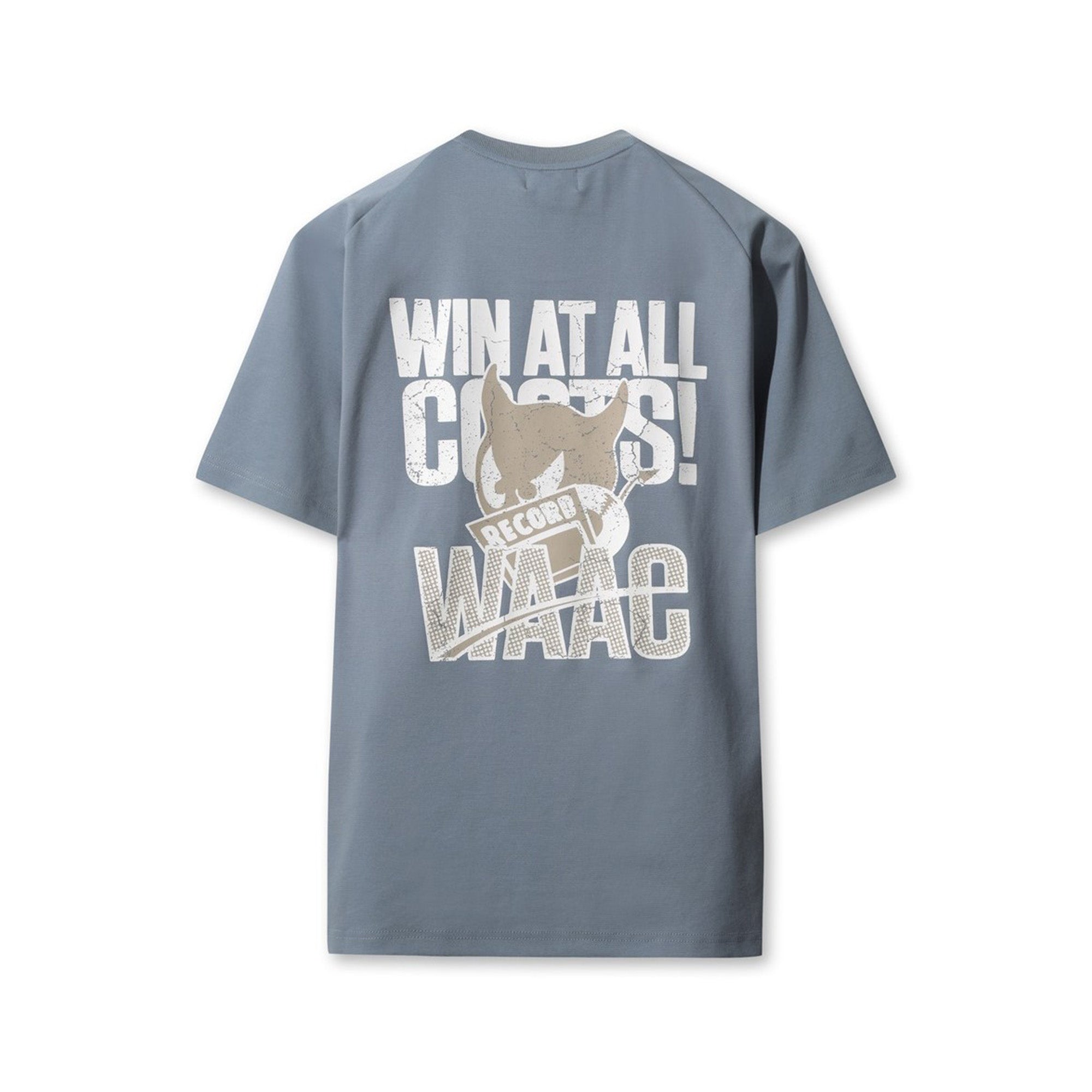 UNISEX WAACKYクルーネックTシャツ ライトブルー