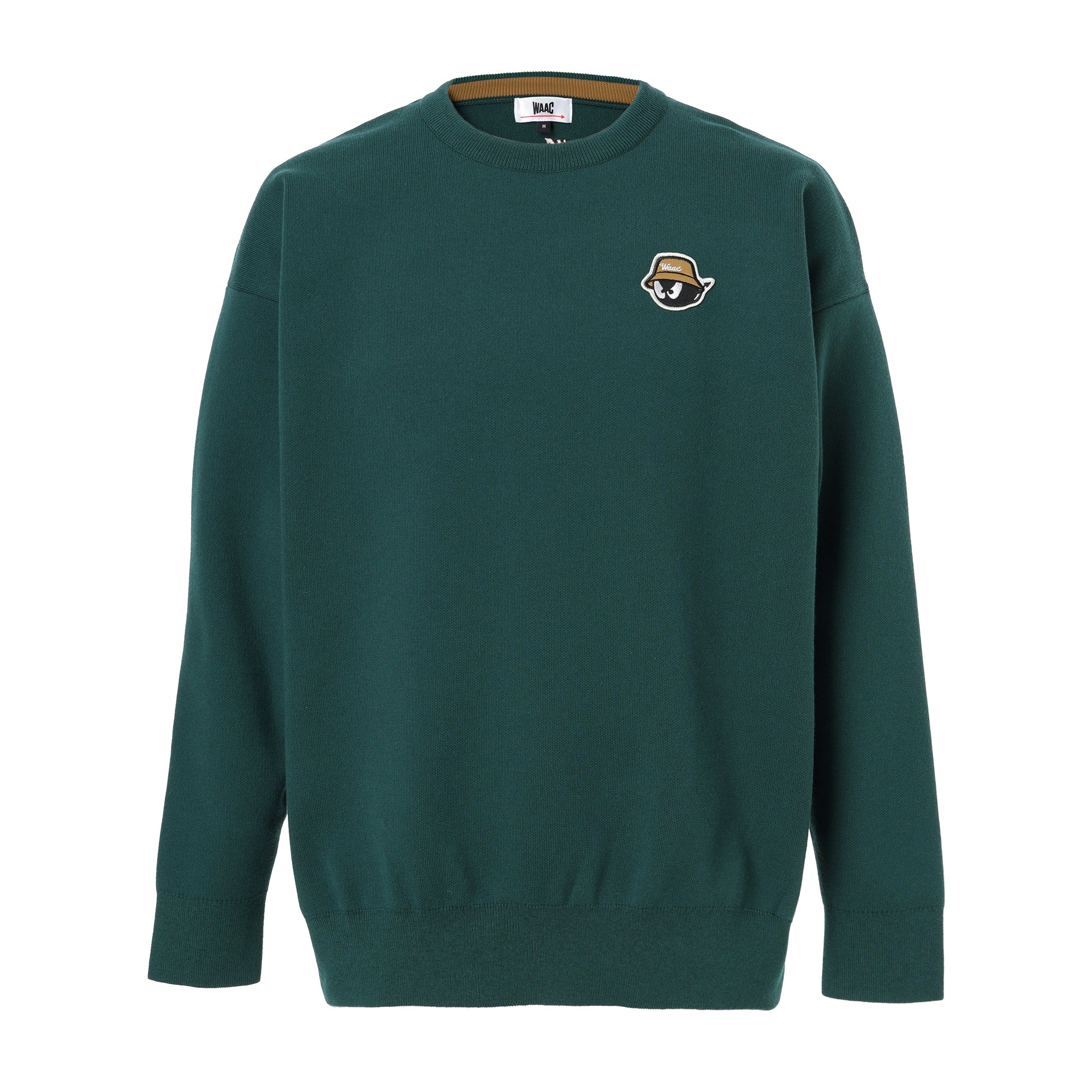 MENS バケハWAACKY ニットスウェット ダークグリーン/072244031