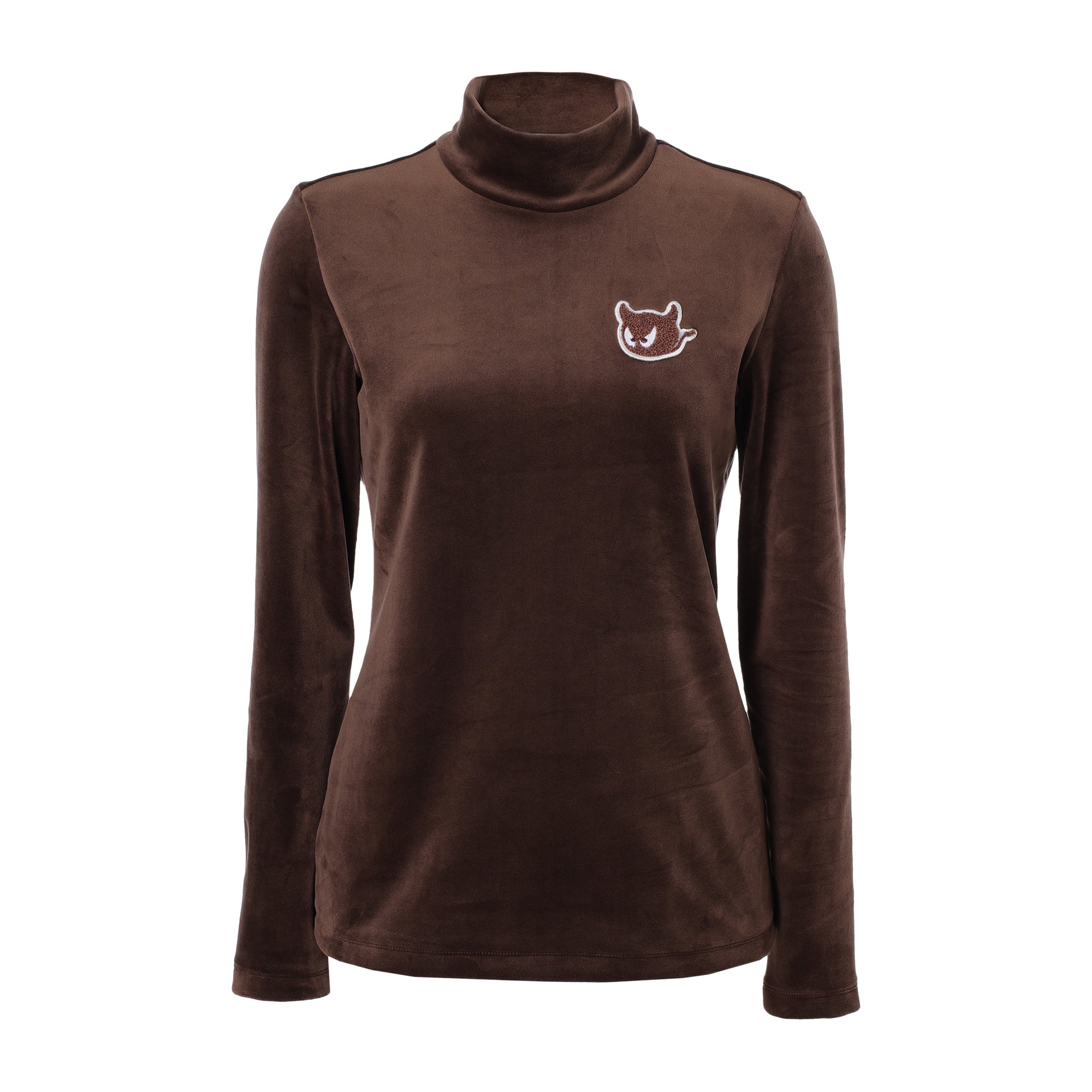 WOMEN BOMBER HEAT®ベロア ブラウン