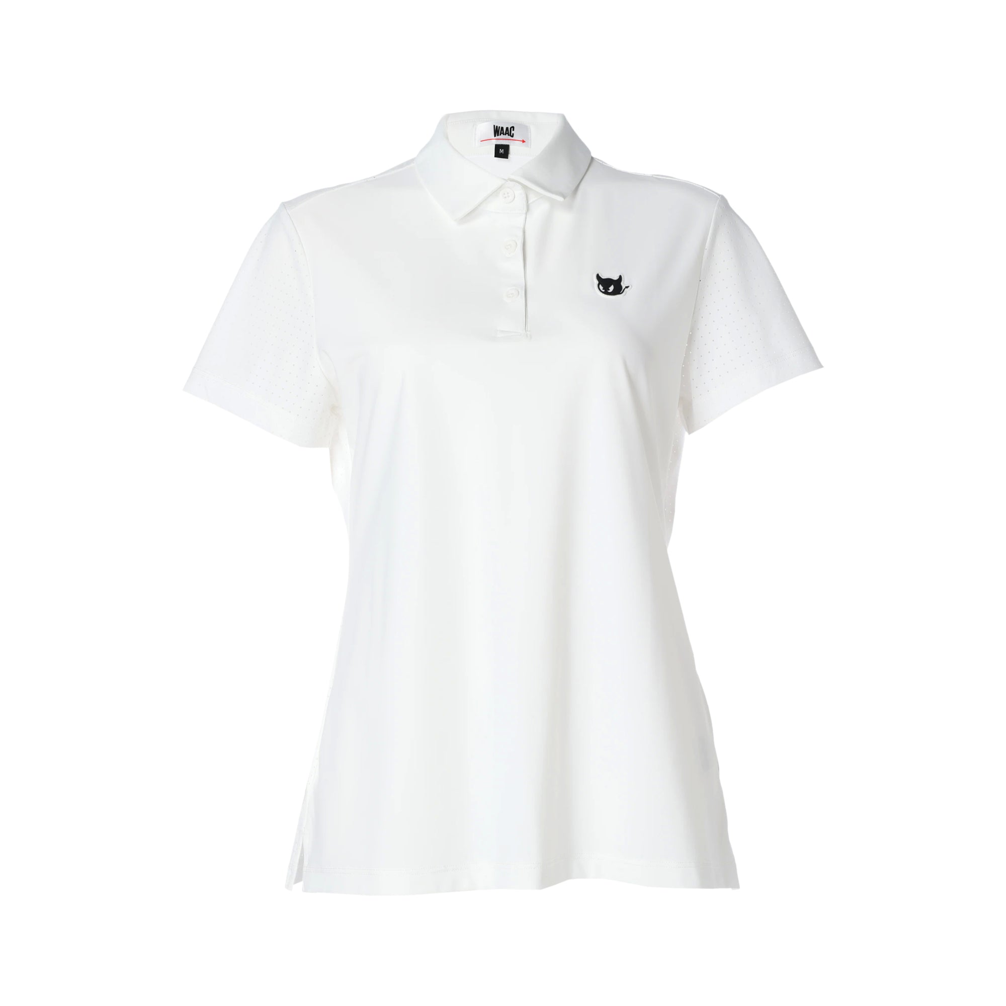 24SS】WOMENS EUROJERSEYパンチング 半袖ポロシャツ ホワイト/072242092