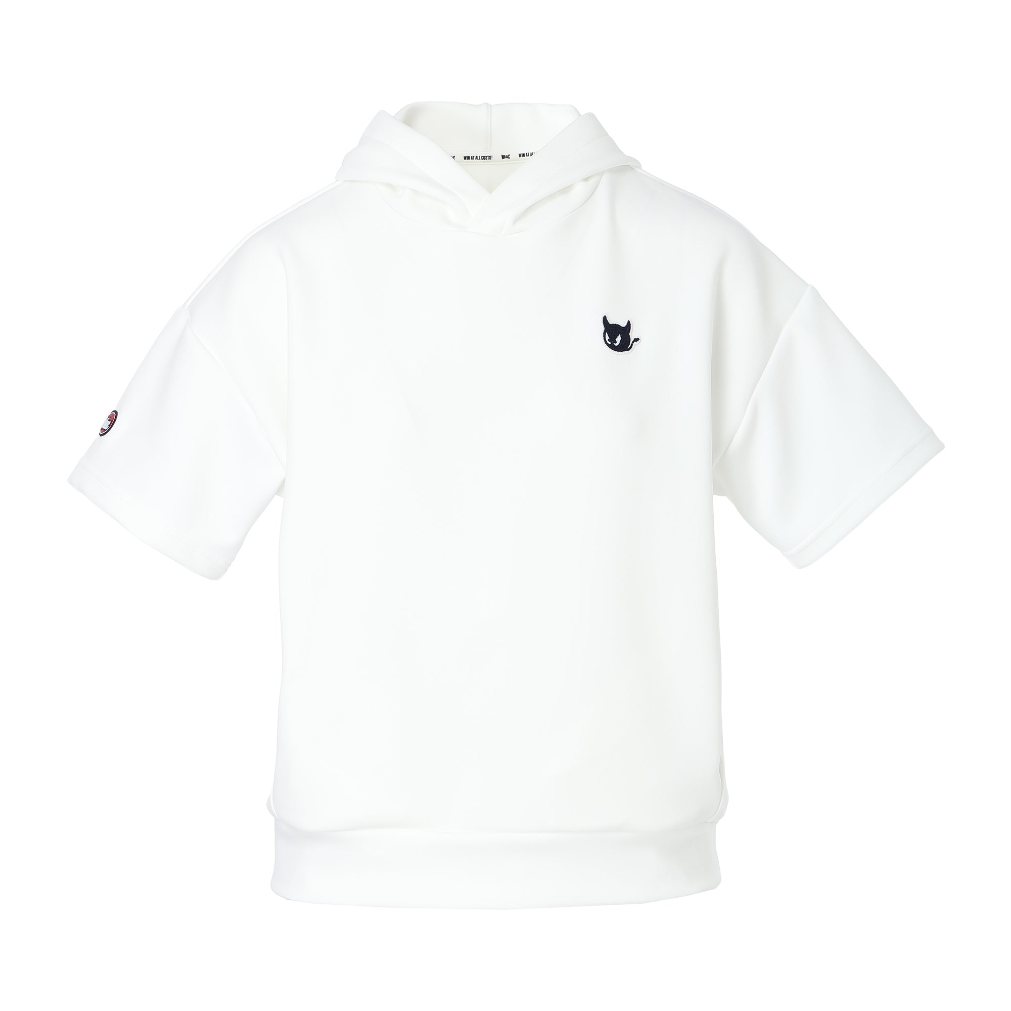 WOMEN バックロゴ ダンボールニットフーディー ホワイト