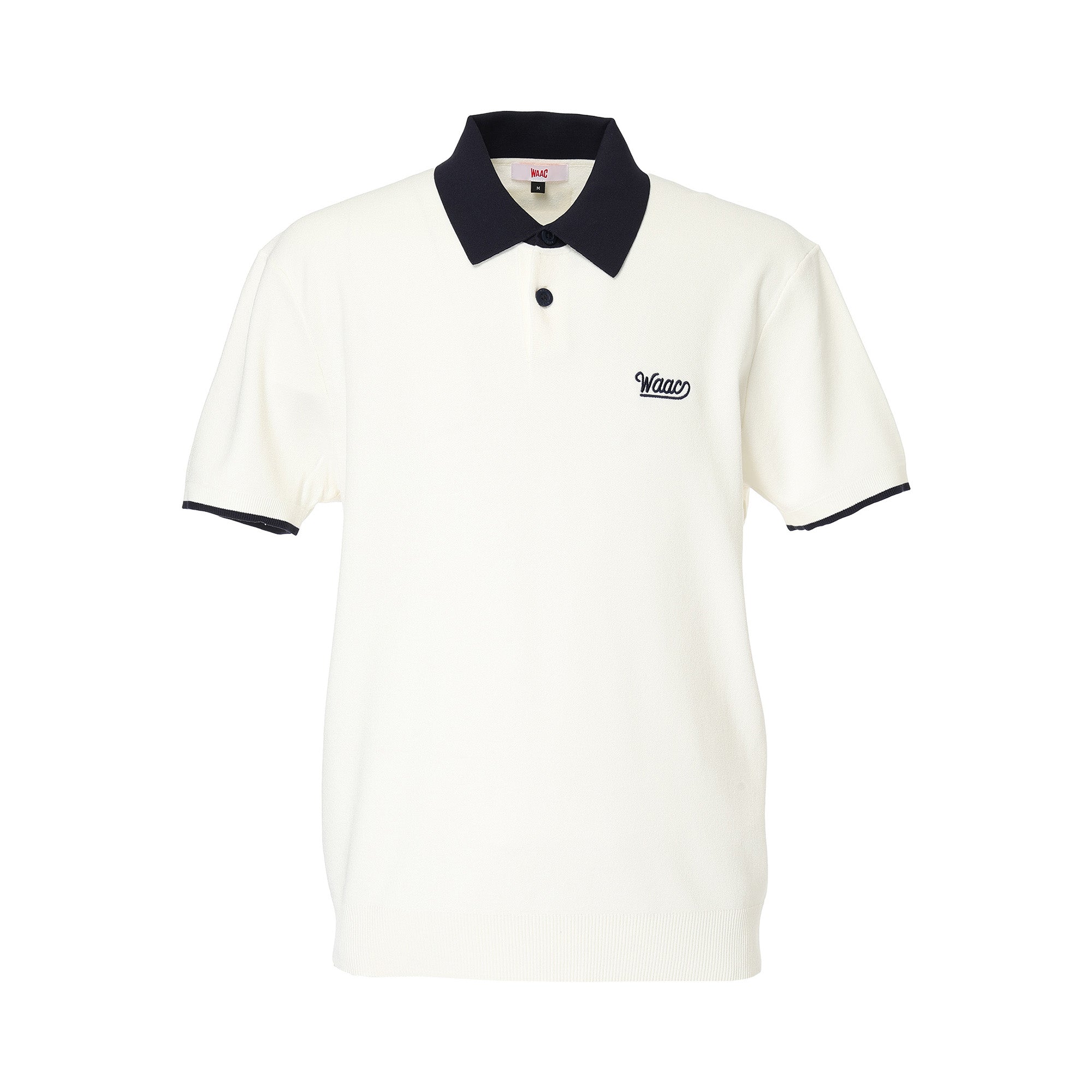 MEN ニットポロ ホワイト