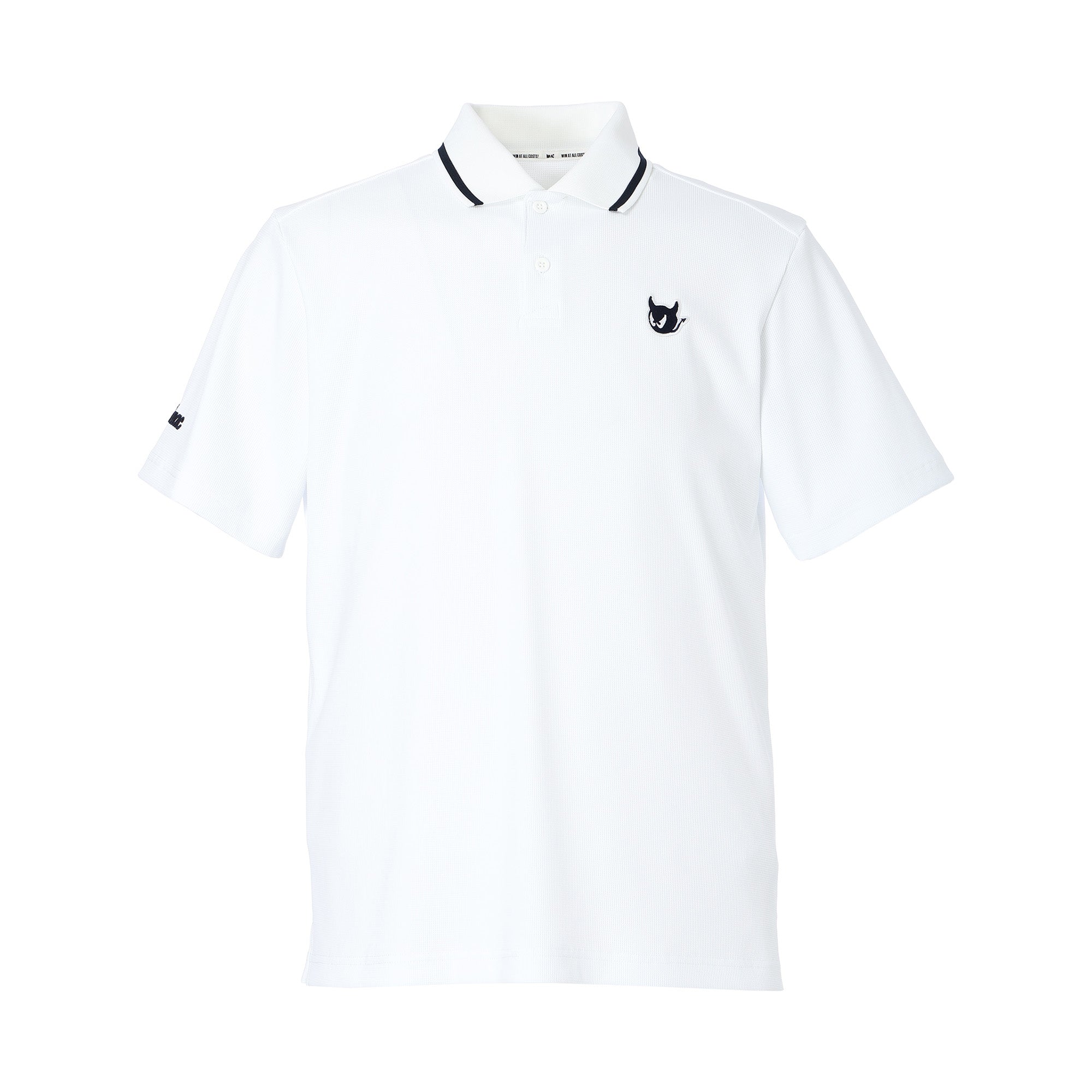 MEN サスティナブル ワッフルピケポロシャツ ホワイト