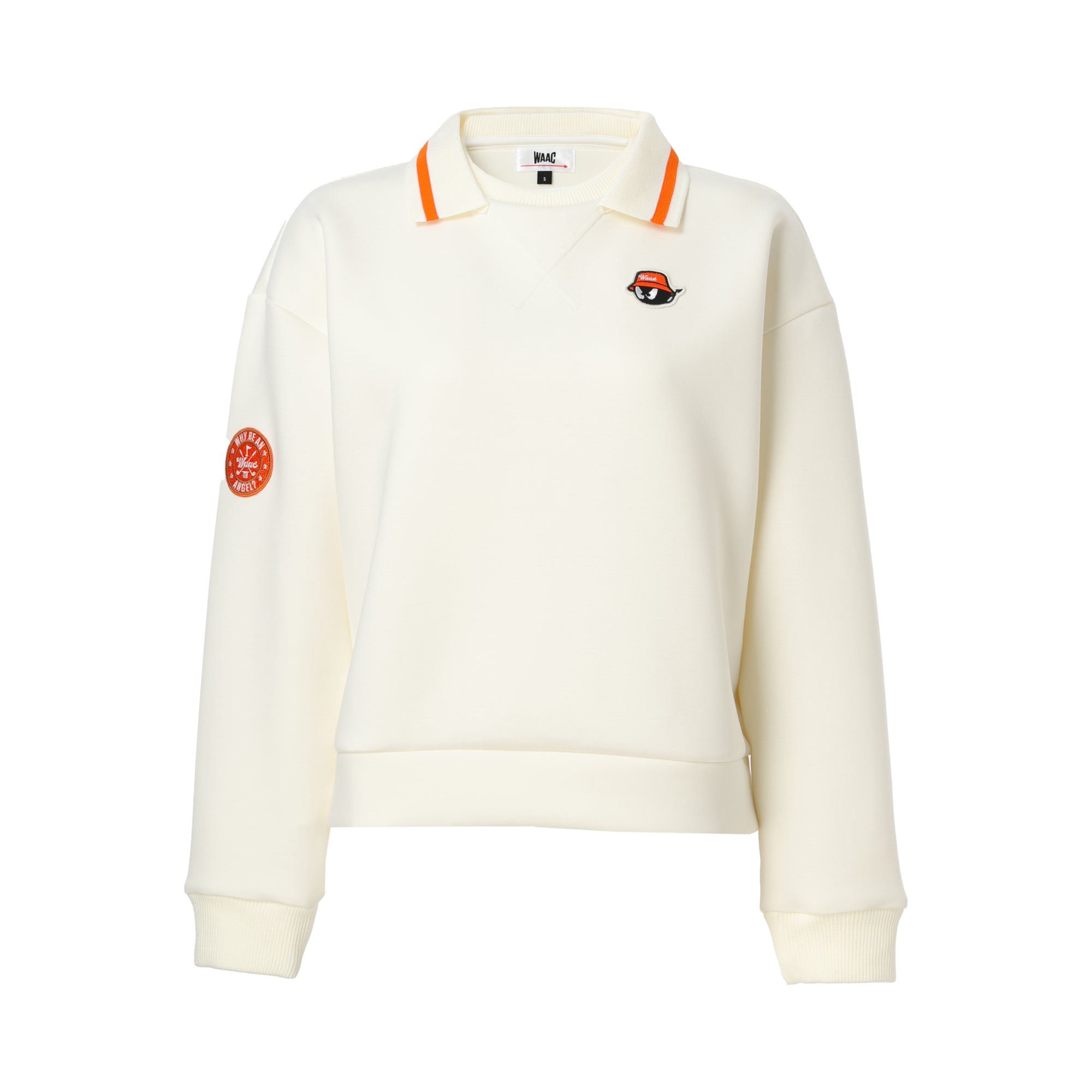 WOMENS カラーダンボールスウェット アイボリー/072244081