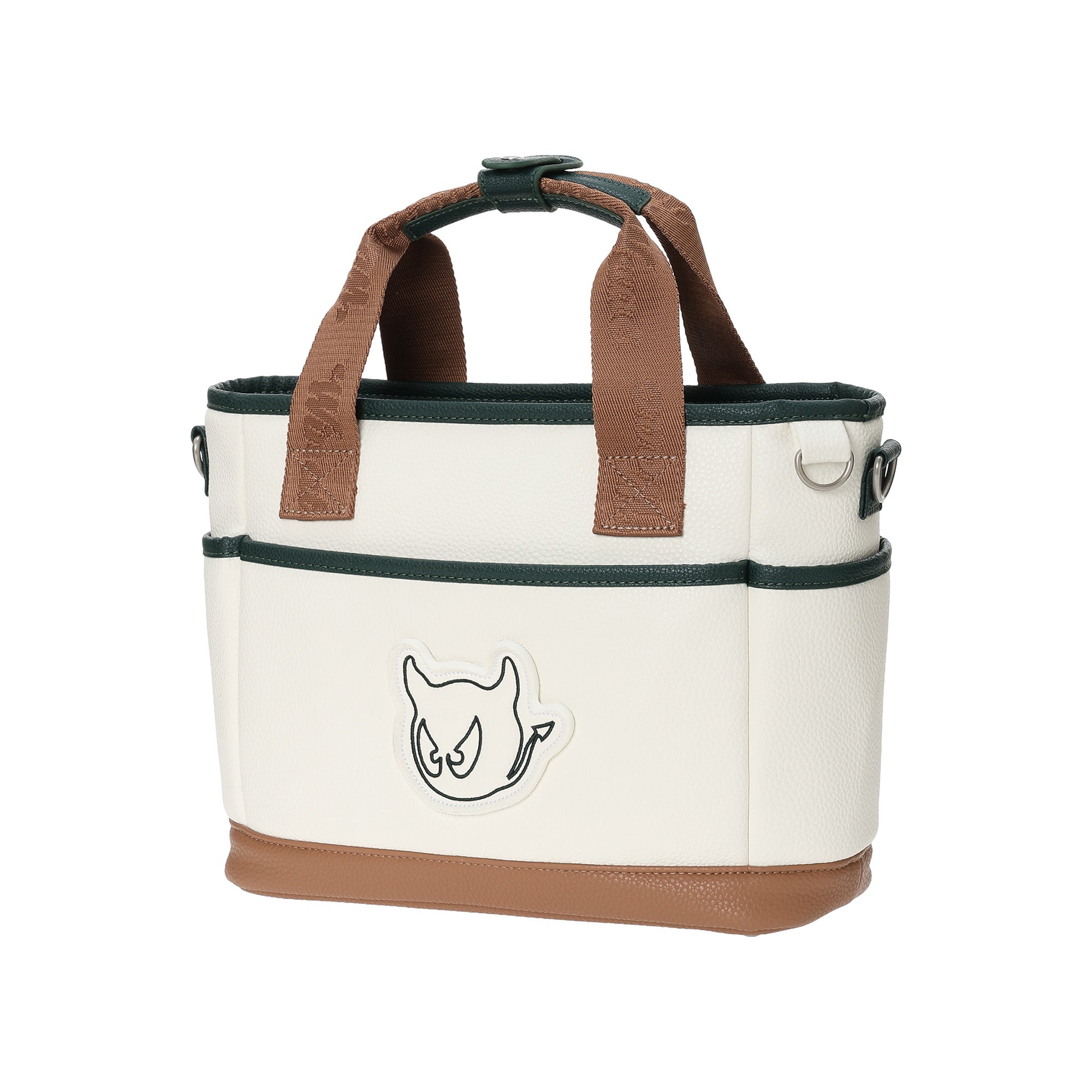 UNISEX Grainy Leather カートバッグ アイボリー