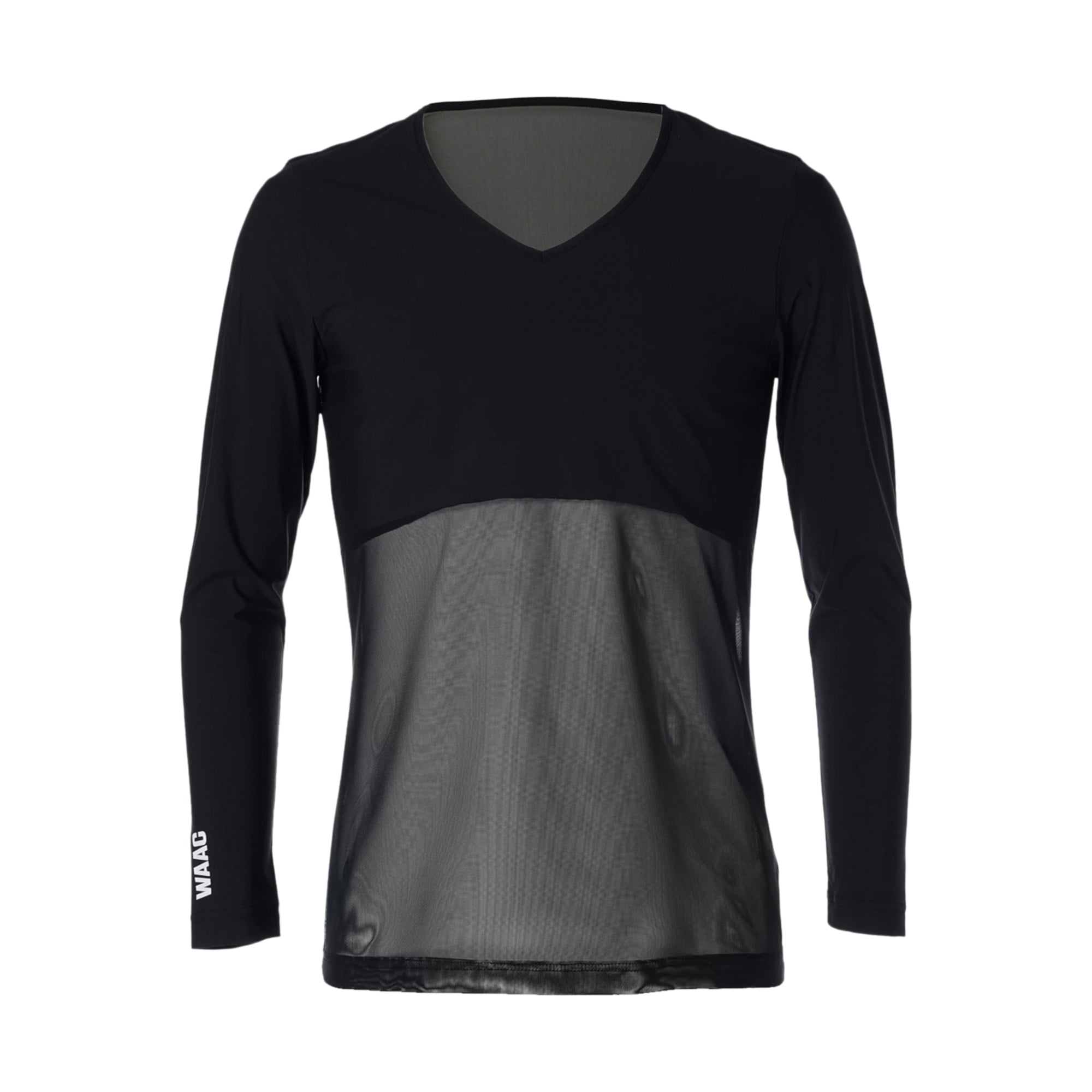 MENS ライトナイロンハイテンション 長袖インナー ブラック/072249000