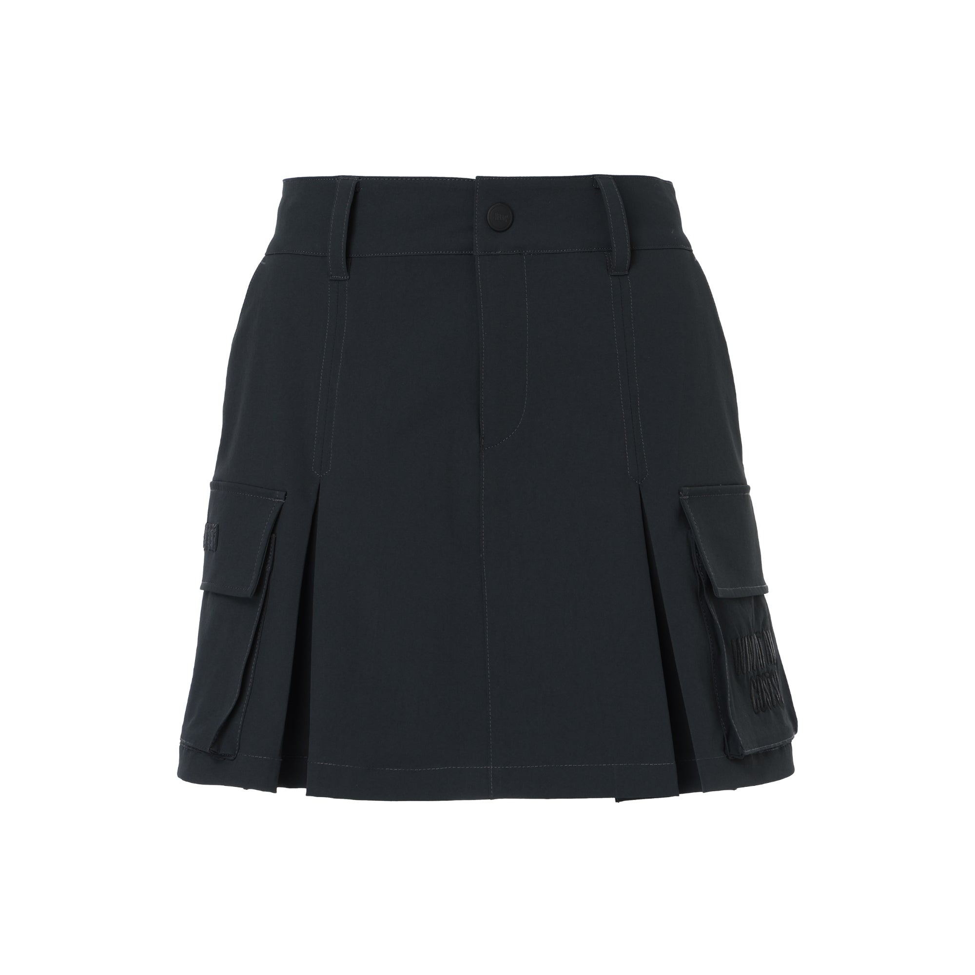 WOMEN 2WAYストレッチ カーゴスカート ブラック