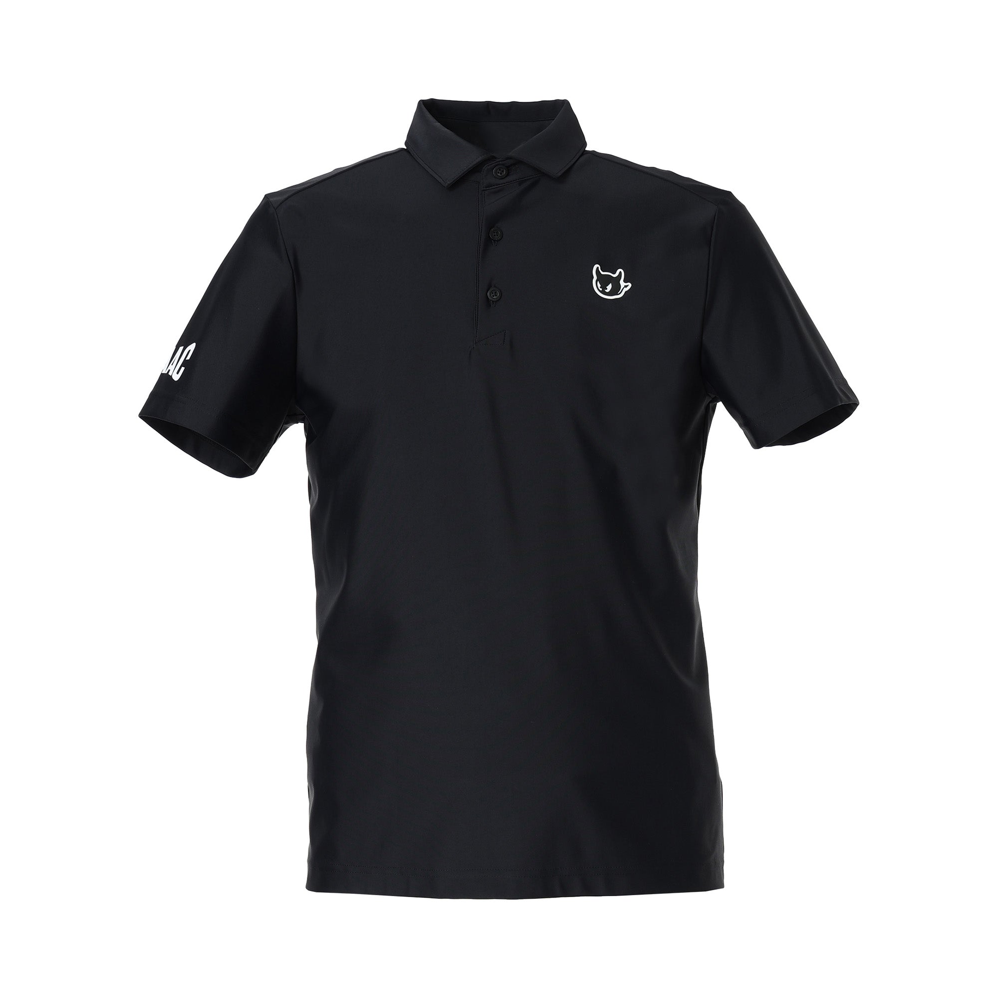 MEN ESSENTIAL ECO NYLON ポロシャツ ブラック