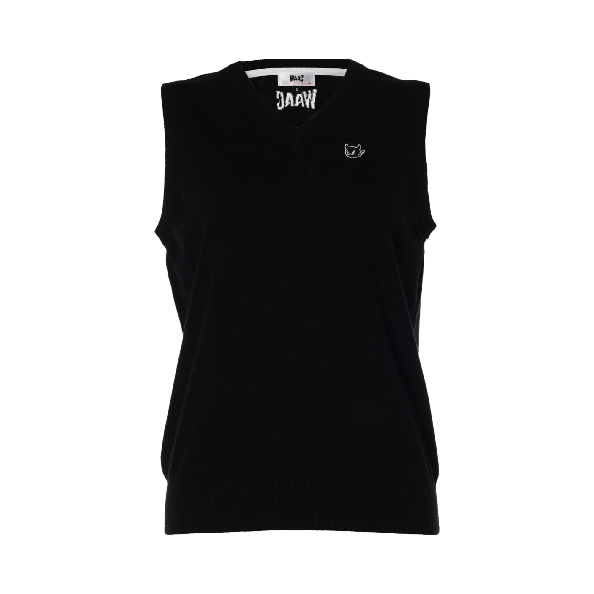WOMENS ソフトタッチベーシックニットベスト ブラック/072242761