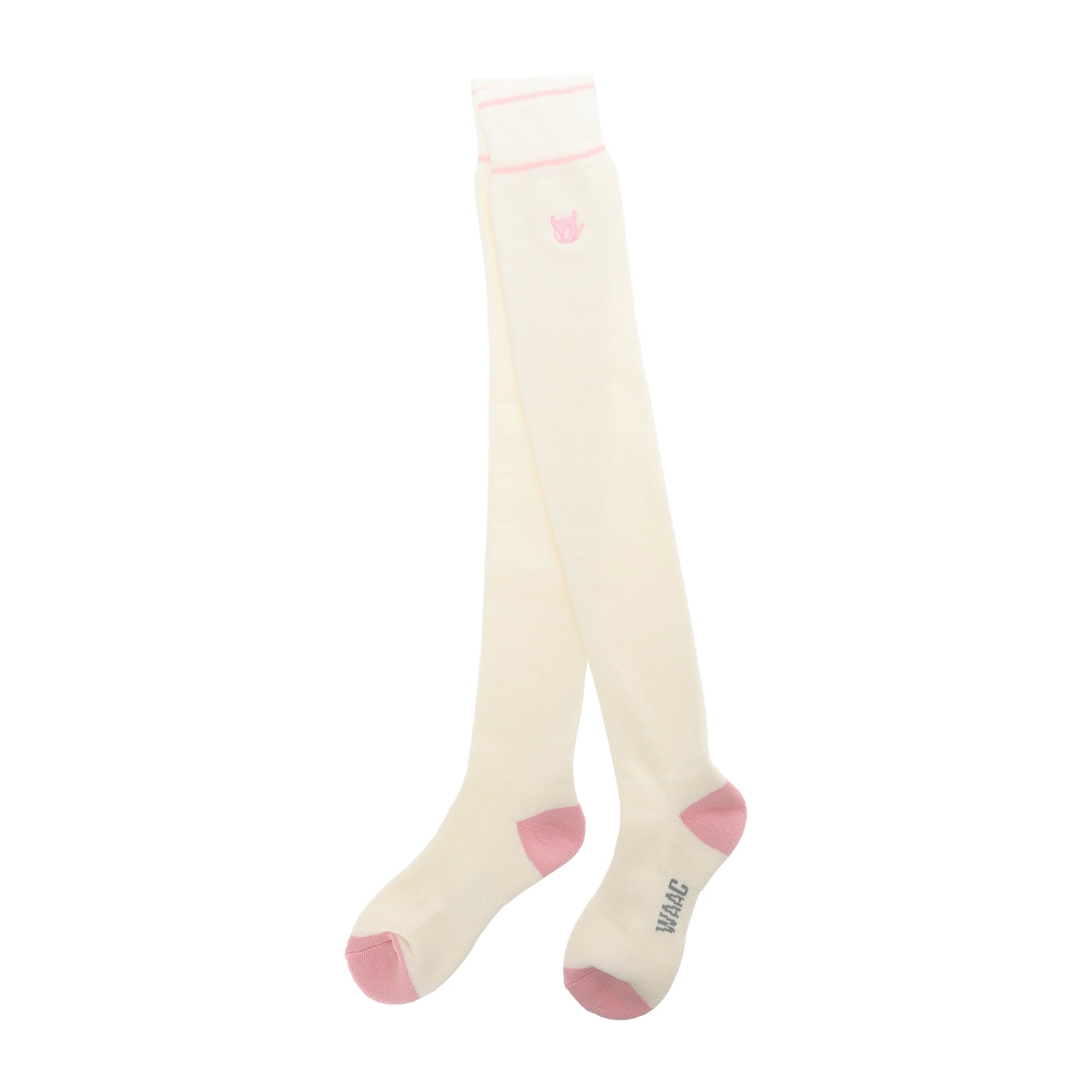 WOMENS ニーハイソックス ライトピンク/072242840