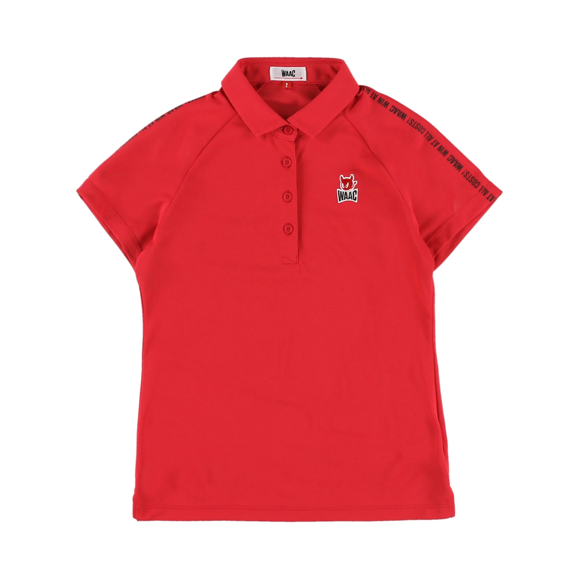 WOMEN ECO BLUEカノコ 半袖シャツ レッド