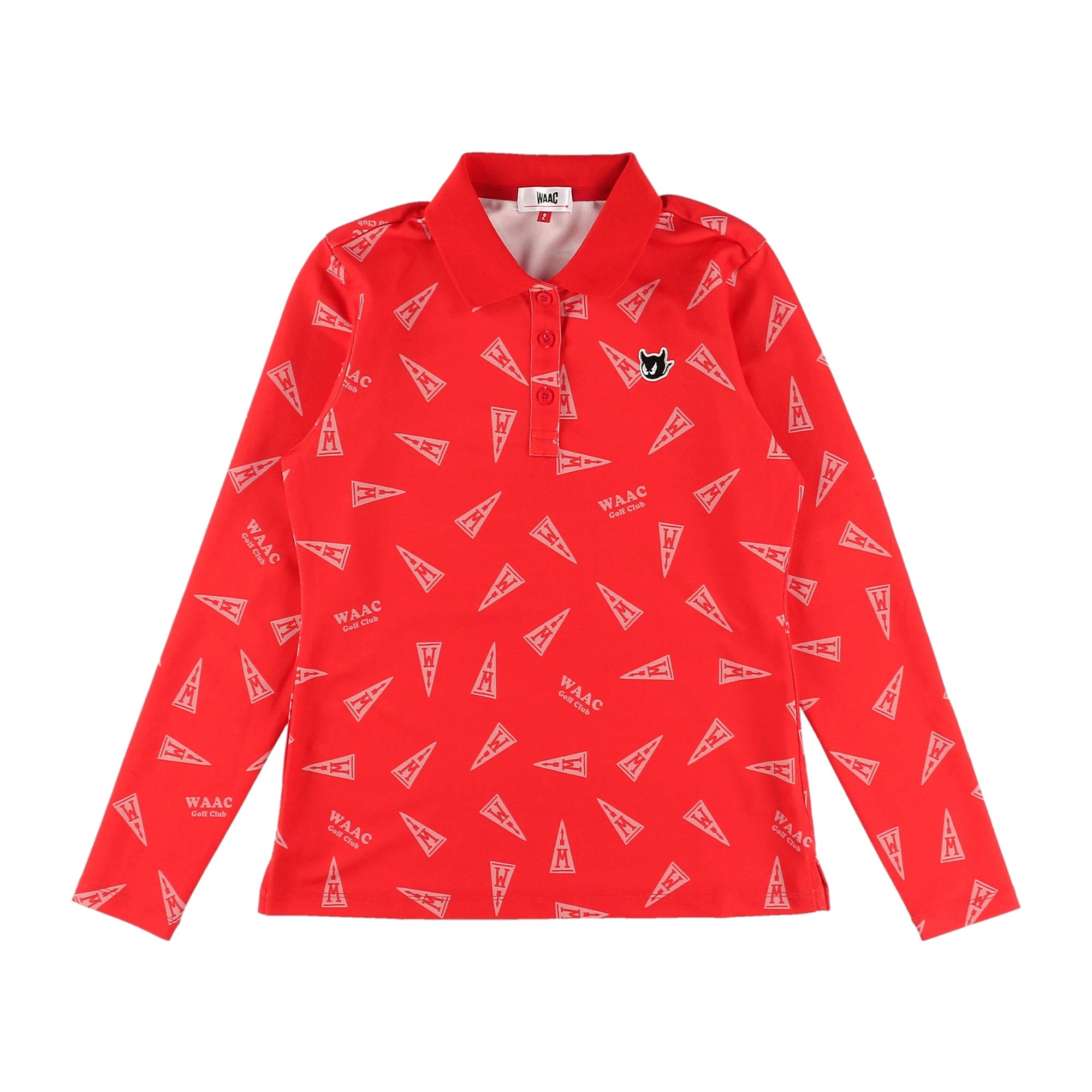 WOMENS ECOストレッチカノコ 長袖シャツ テラコッタ/072234070