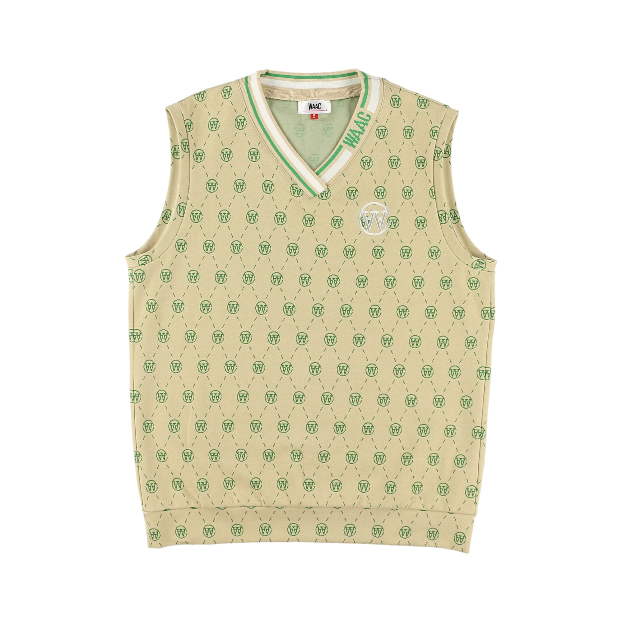 MENS サークルロゴストレッチJQD ベスト サンドベージュ/072234220