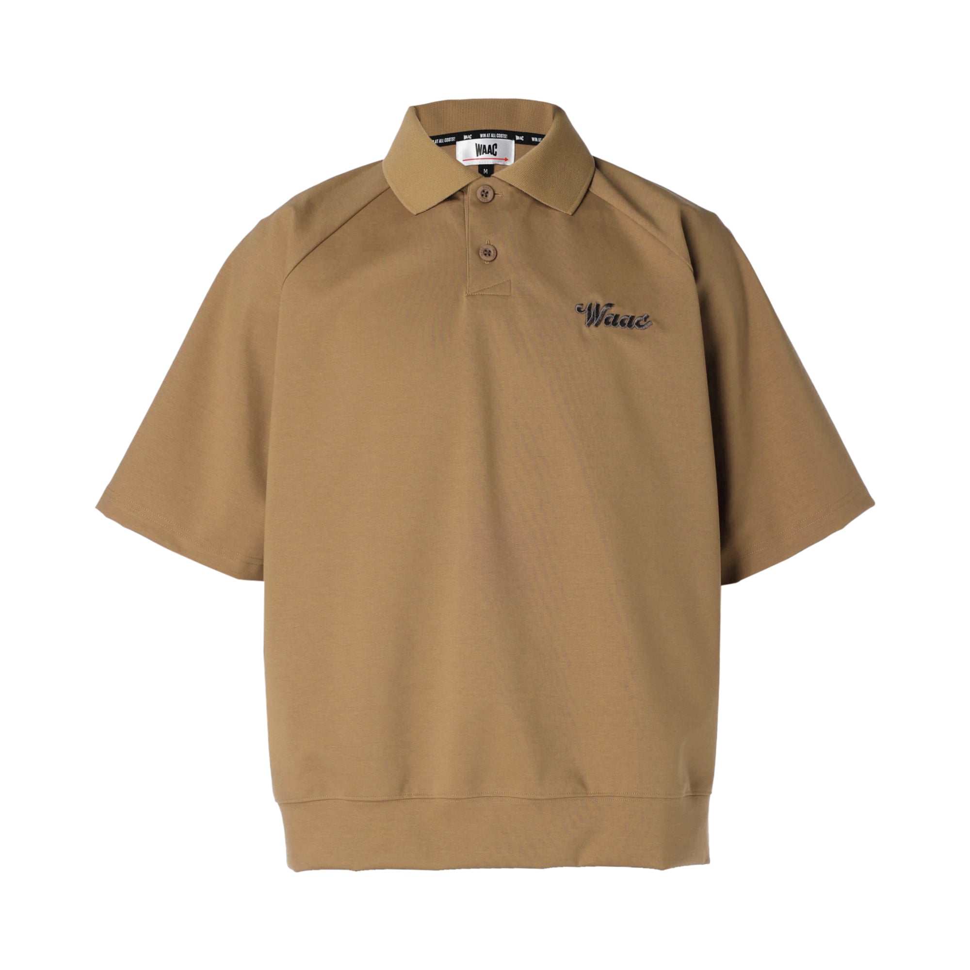 24SS】MENS ライトストレッチポンチ半袖シャツ ベージュ/072242012
