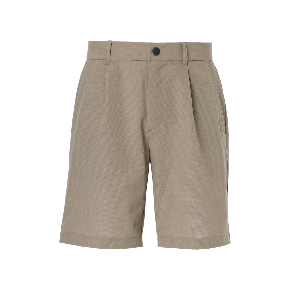 MEN COOLDOTSミニリップストップ ハーフパンツ キャメル