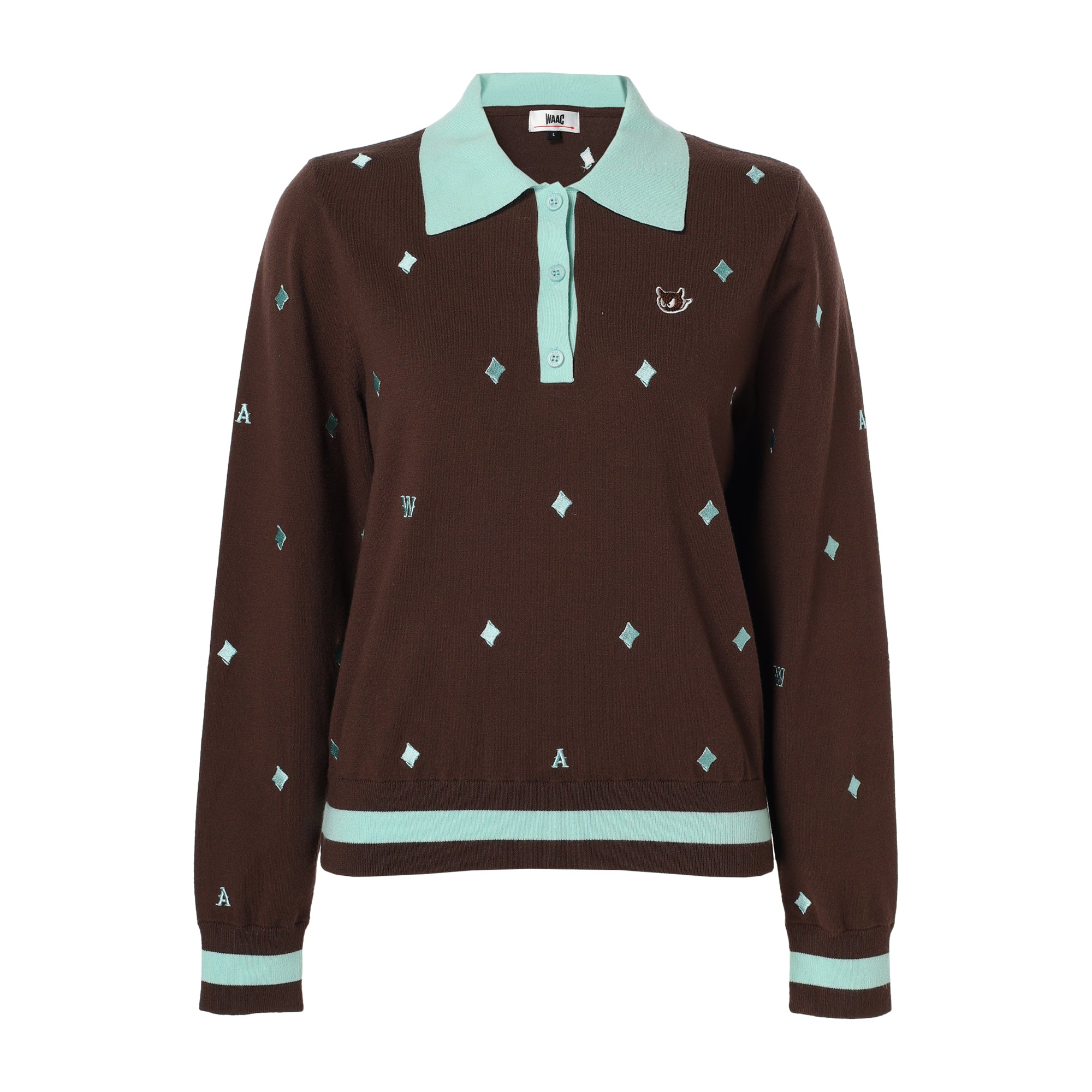 WOMENS シーズナルソフトタッチニット ブラウン/072244780