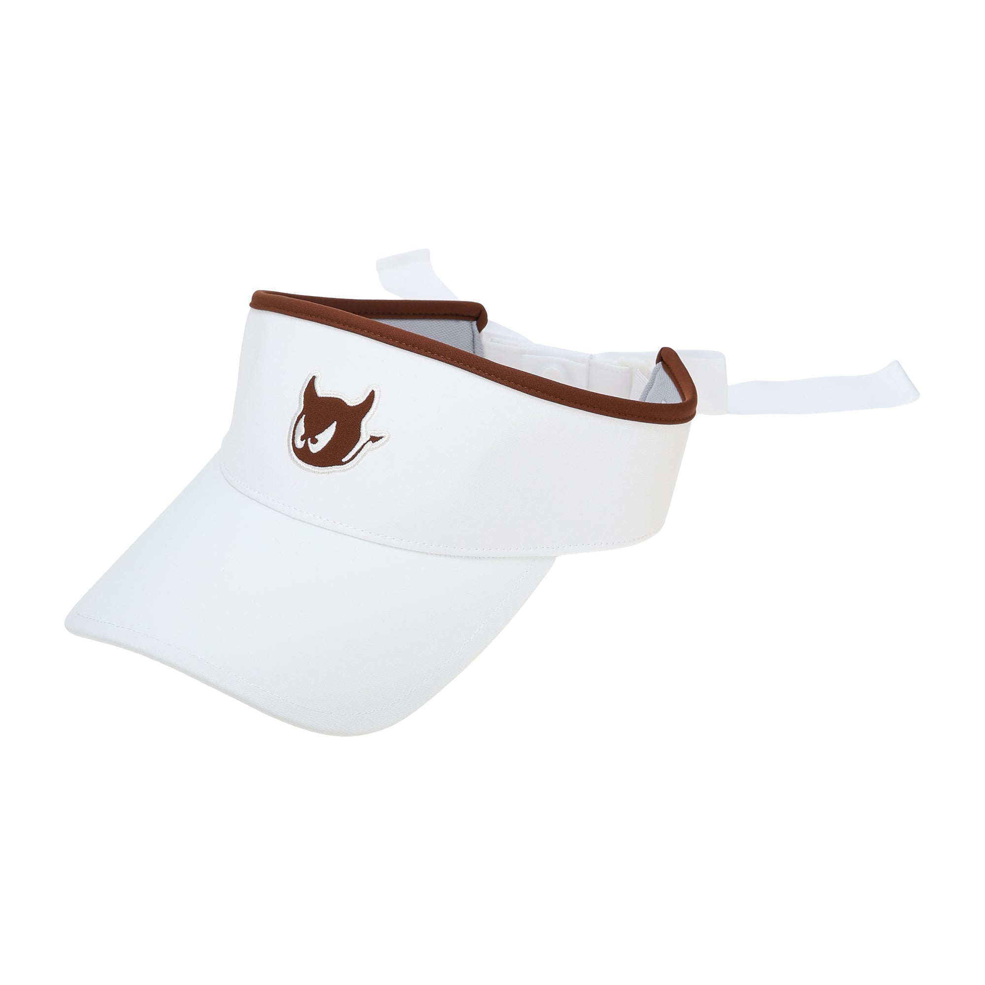 WOMEN リボンバイザー ブラウン