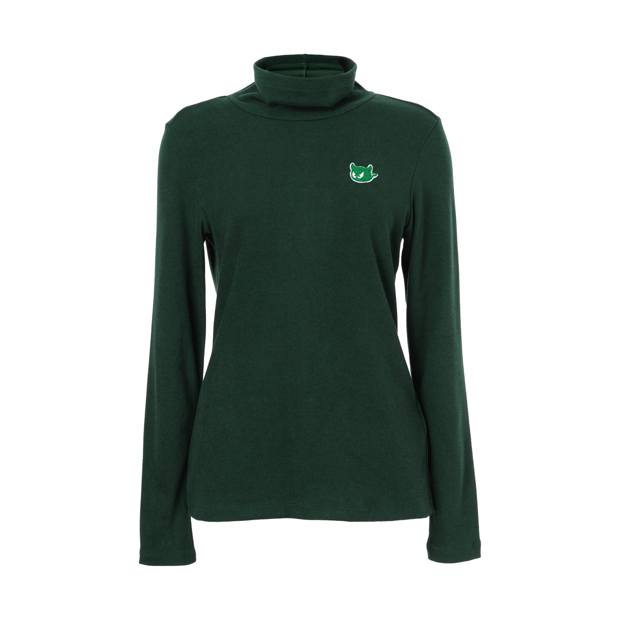 WOMENS AC/Rソフト起毛 長袖ハイネック ダークグリーン/072244080