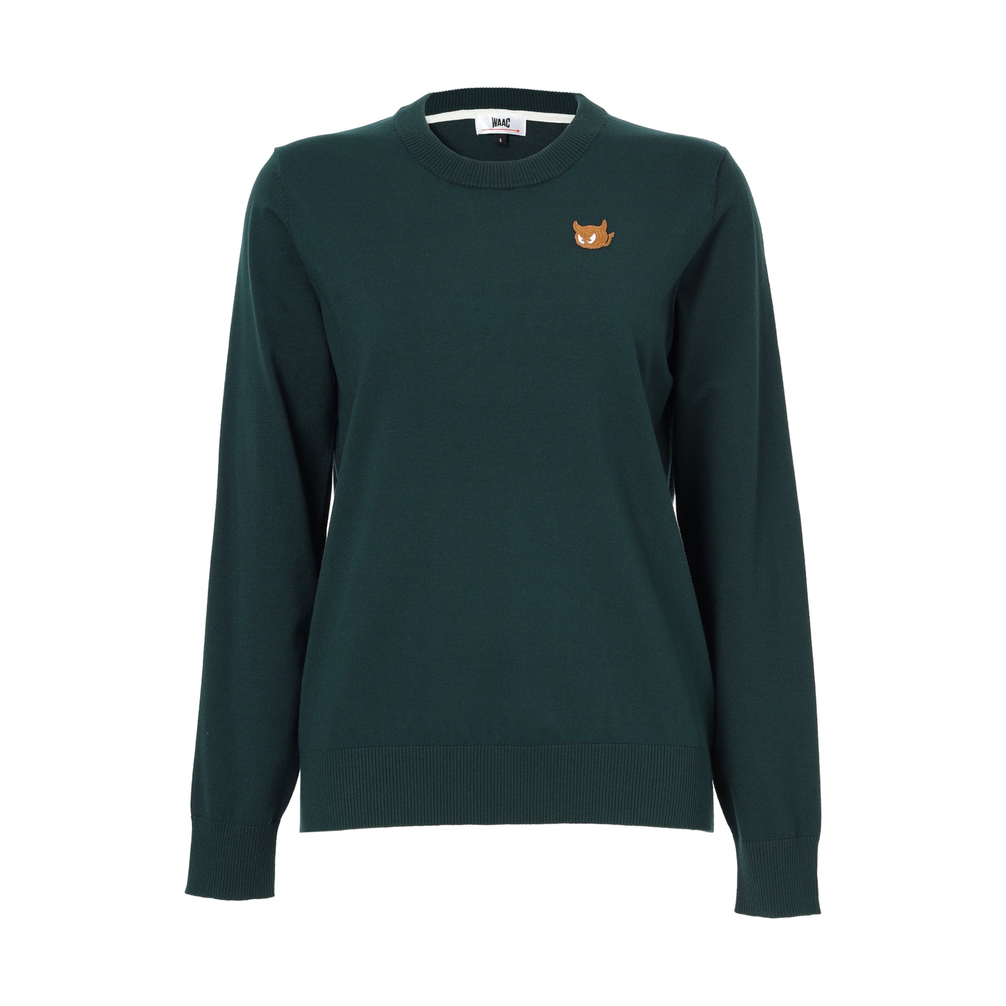 WOMENS ESSENTIALニット ダークグリーン/072244770