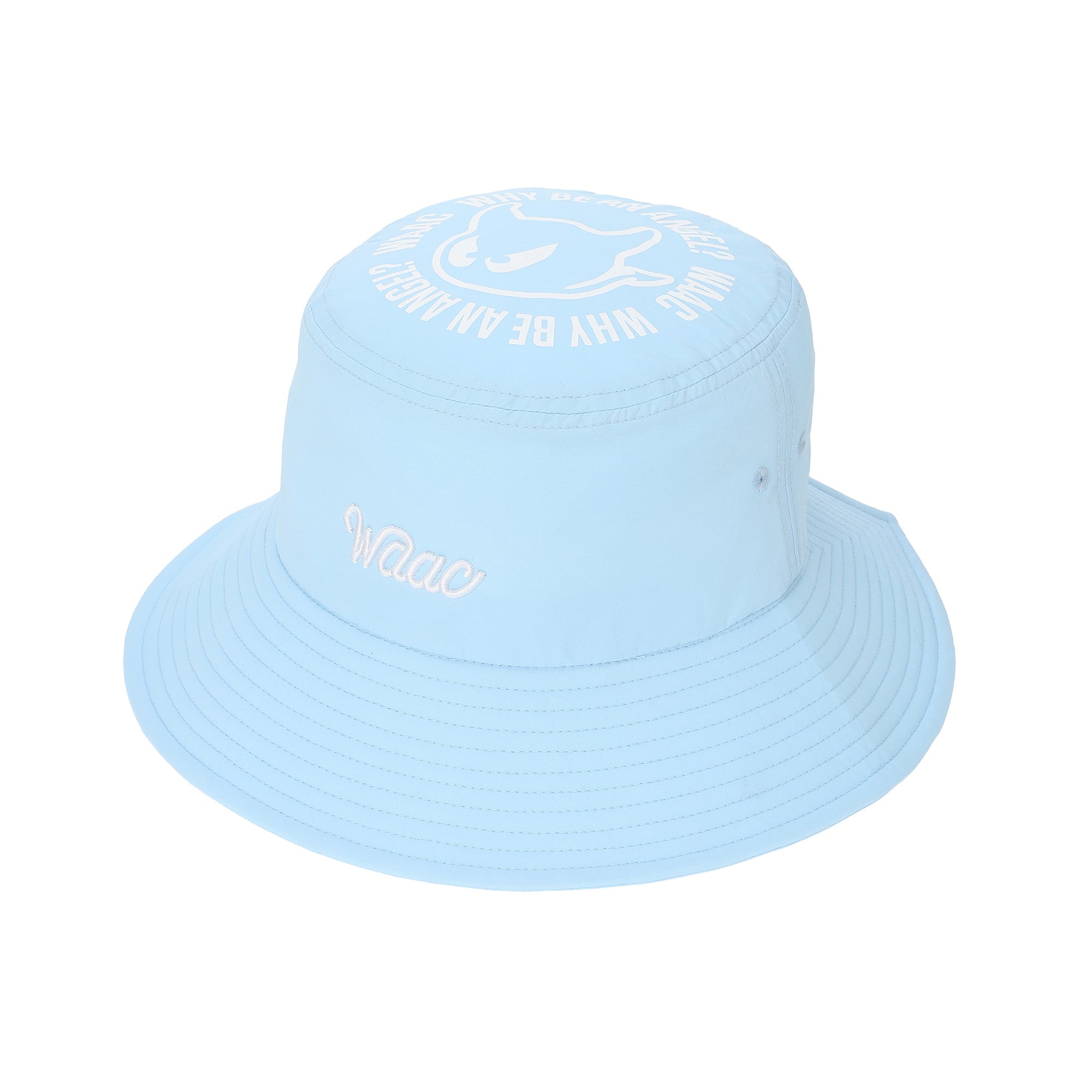 UNISEX SNAP BACK バケットハット ライトブルー