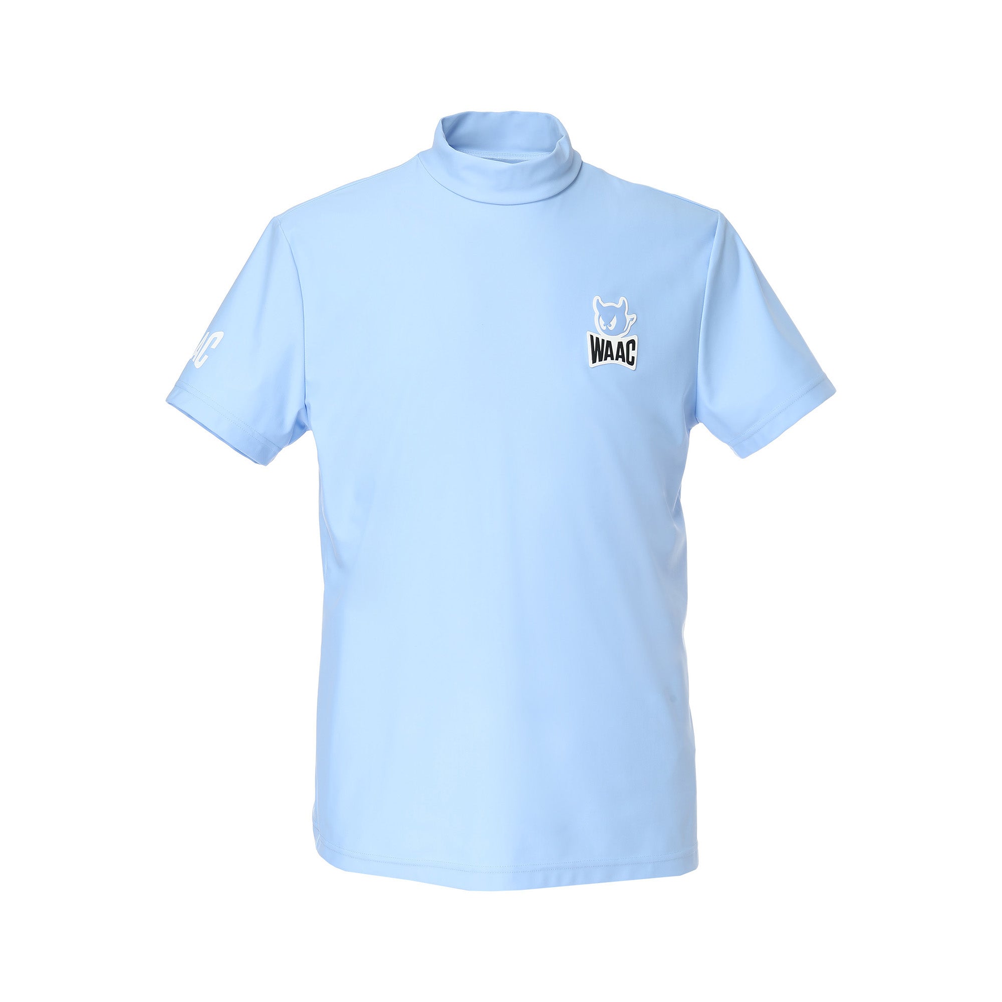 MEN ECO NYLON モックネック ライトブルー