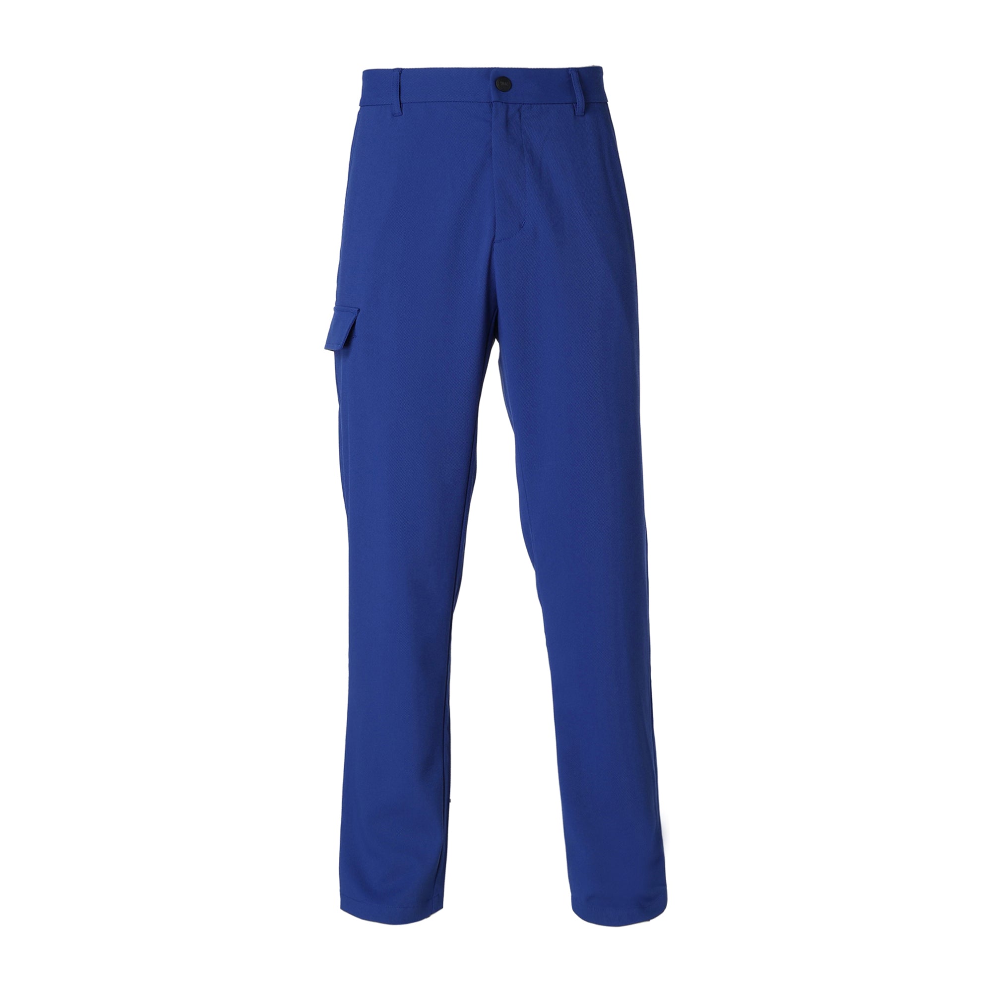 MEN ドビーストレッチ ロングパンツ ロイヤルブルー