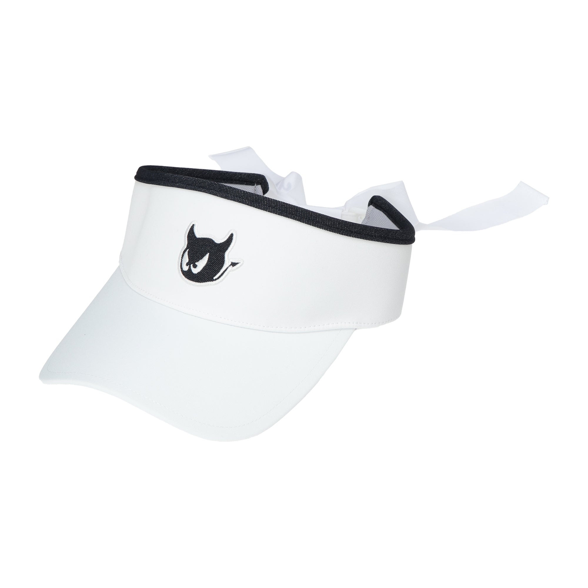 WOMEN リボンバイザー インディゴ