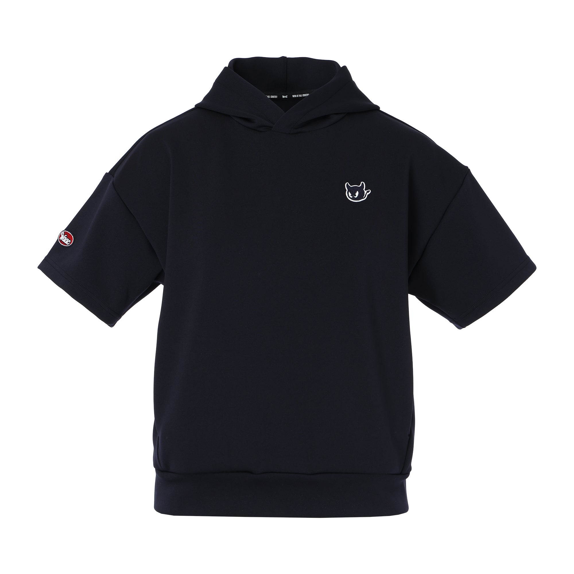 WOMEN バックロゴ ダンボールニットフーディー ネイビー