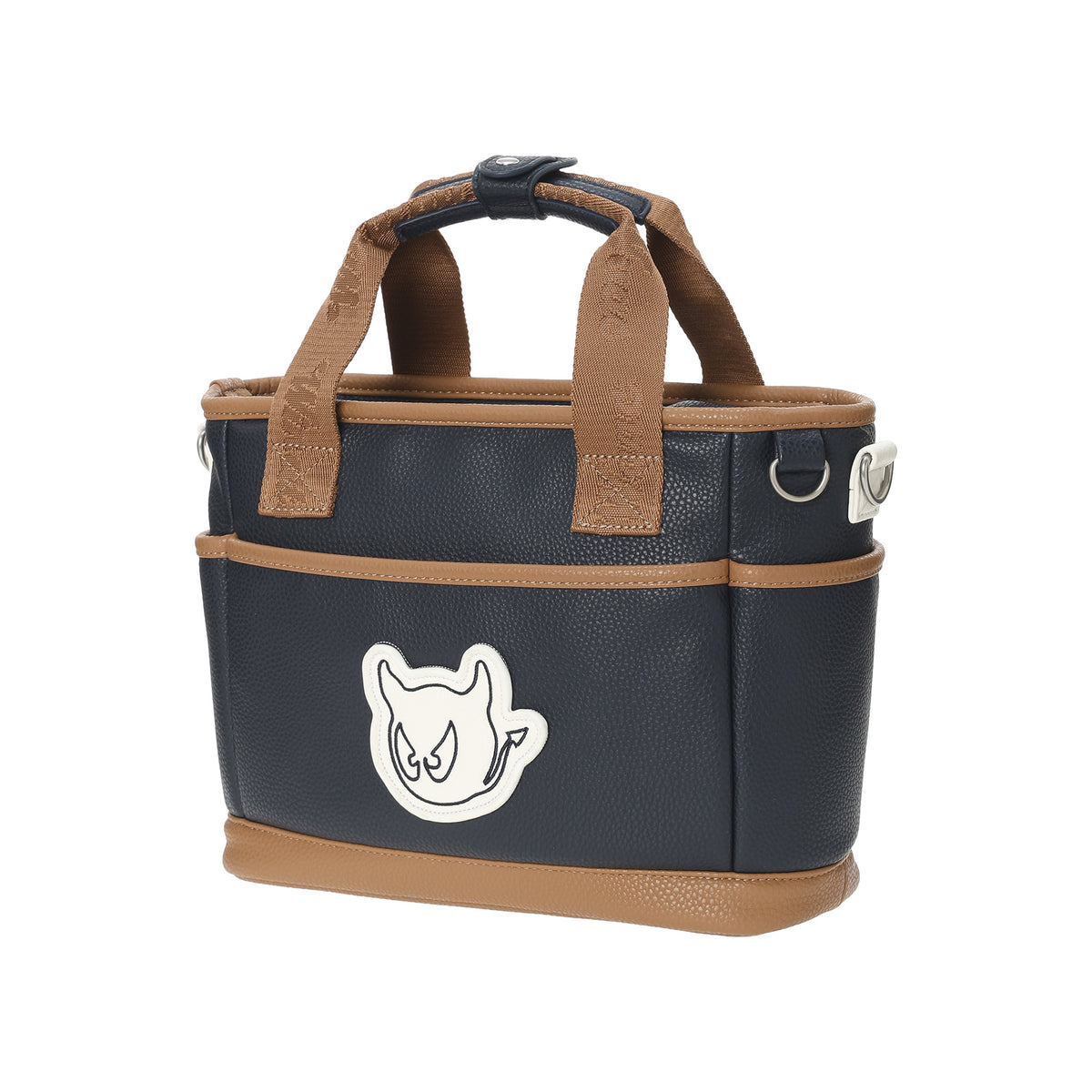 Grainy Synthetic Leather カートバッグ ネイビー