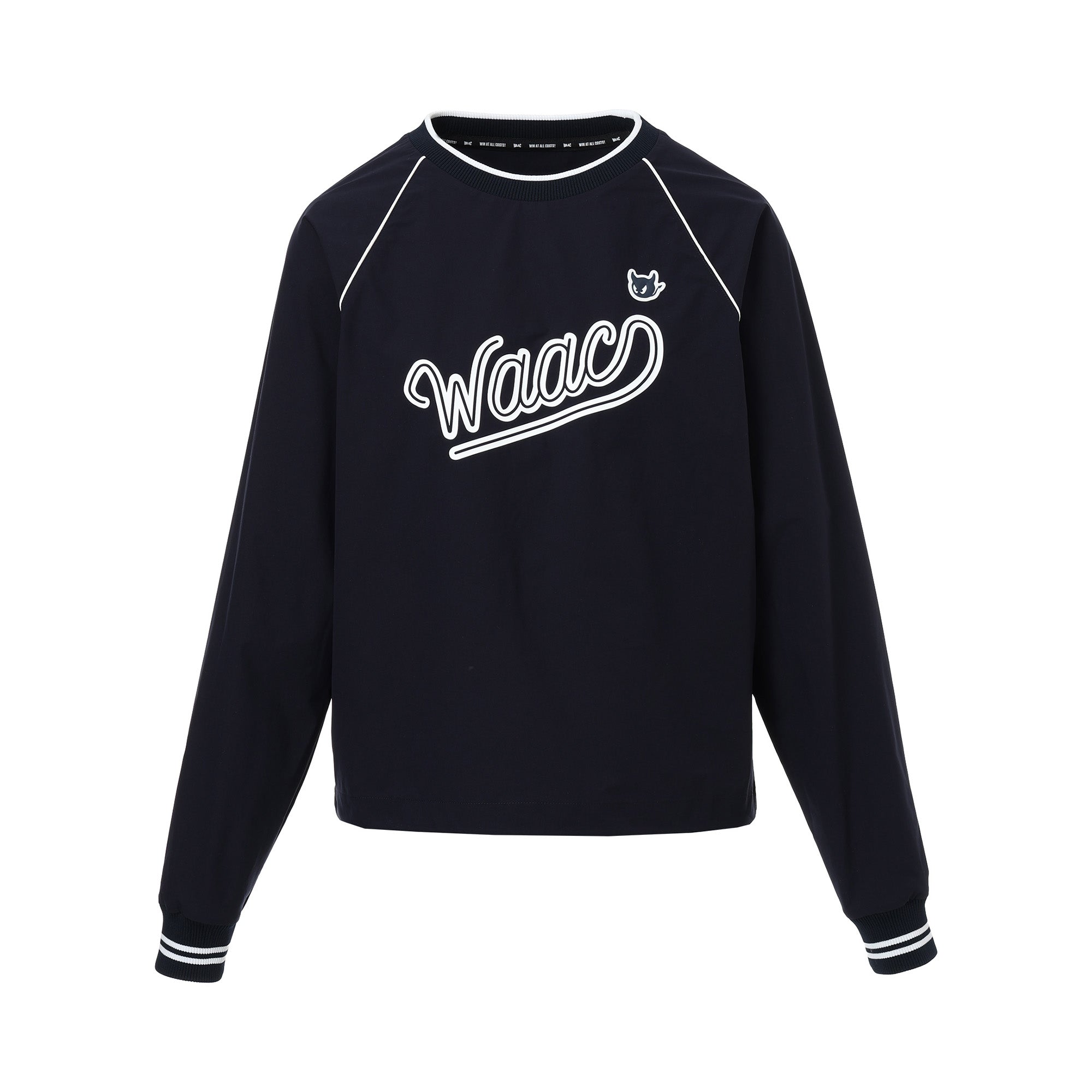 WOMEN ストレッチタフタプルオーバー ネイビー