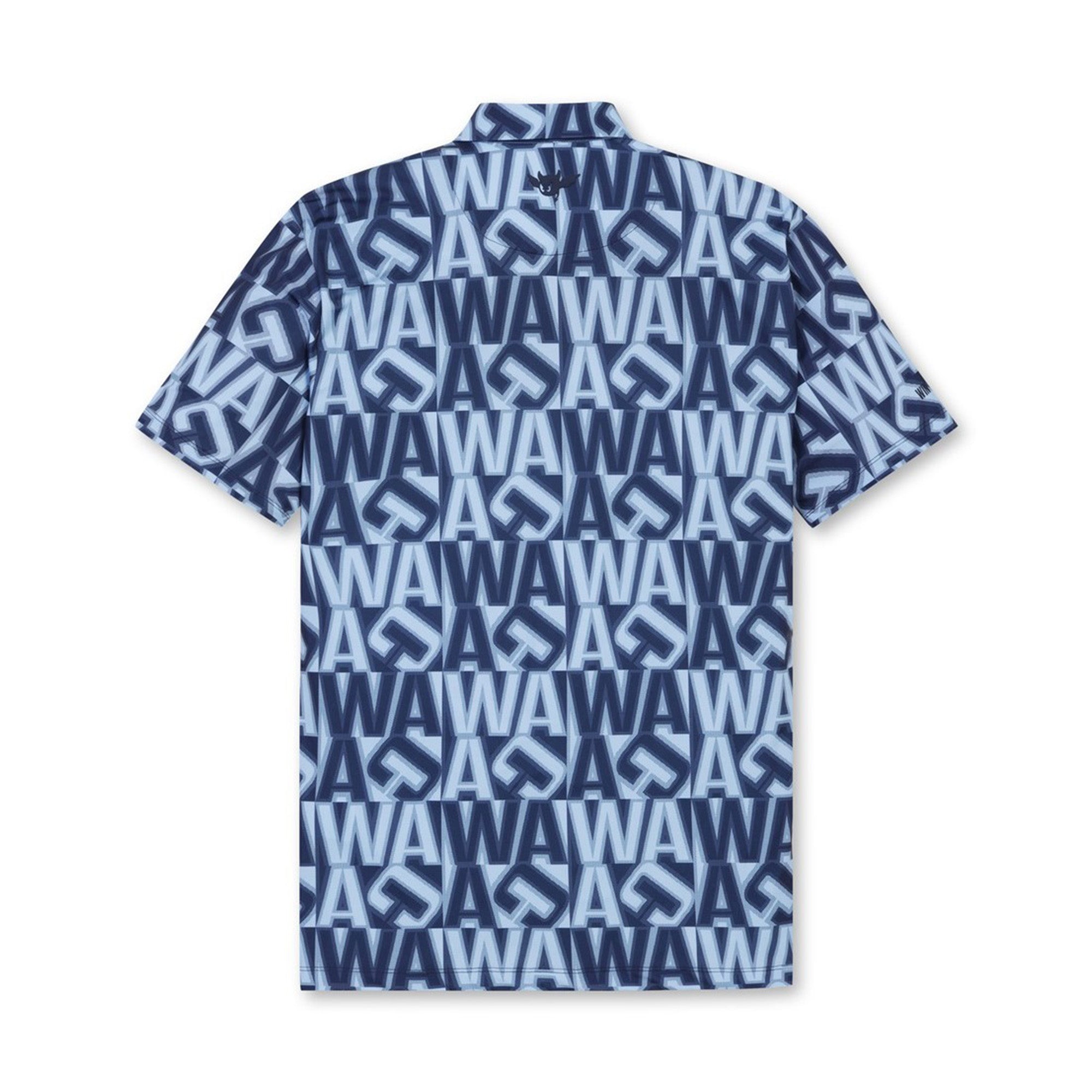 【WEB限定】MEN スクエアロゴポロシャツ ネイビー