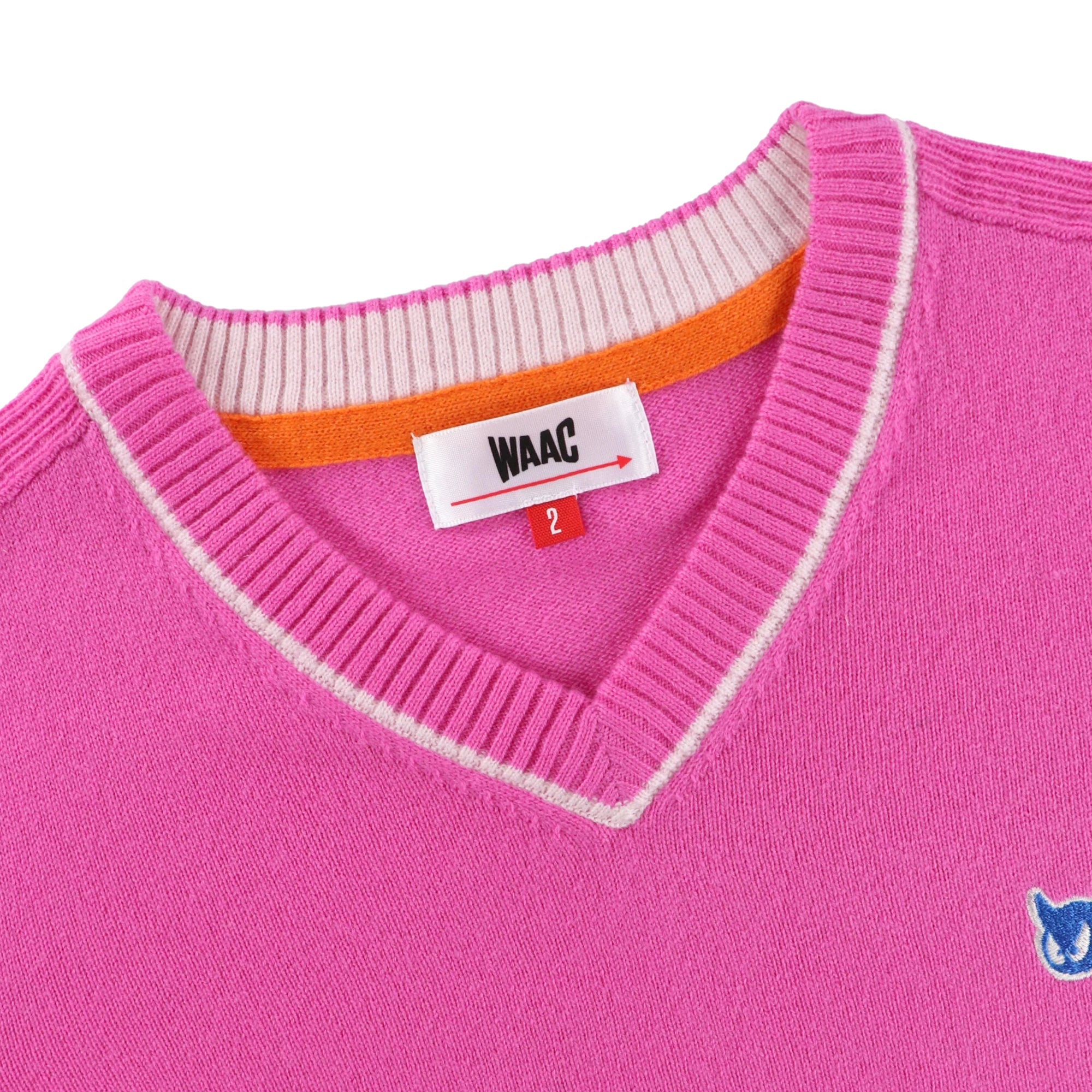 WOMEN AURORAカシミヤ 長袖プルオーバー ピンク