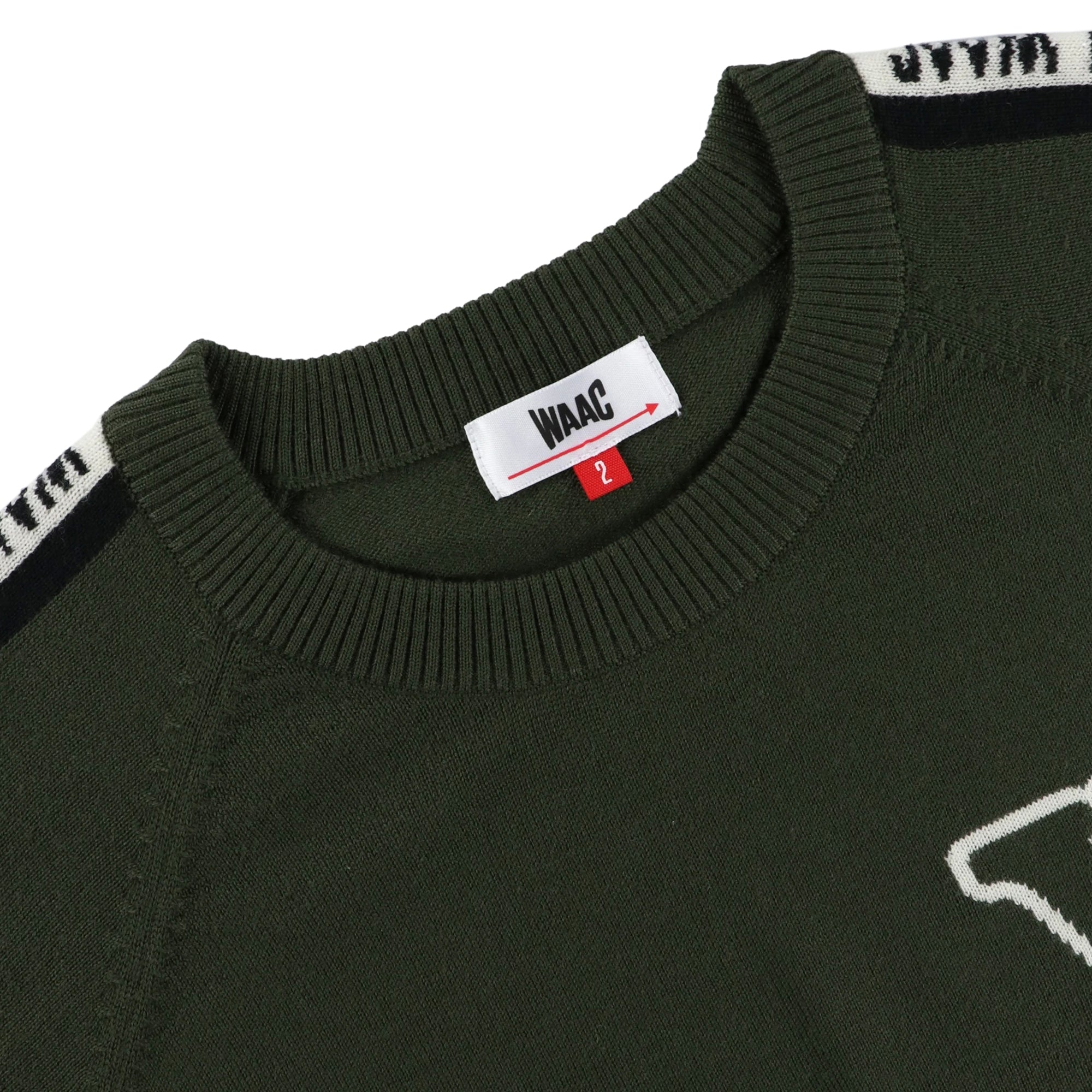 MENS CASHWOOL SWE 長袖プルオーバー オリーブ/072234730