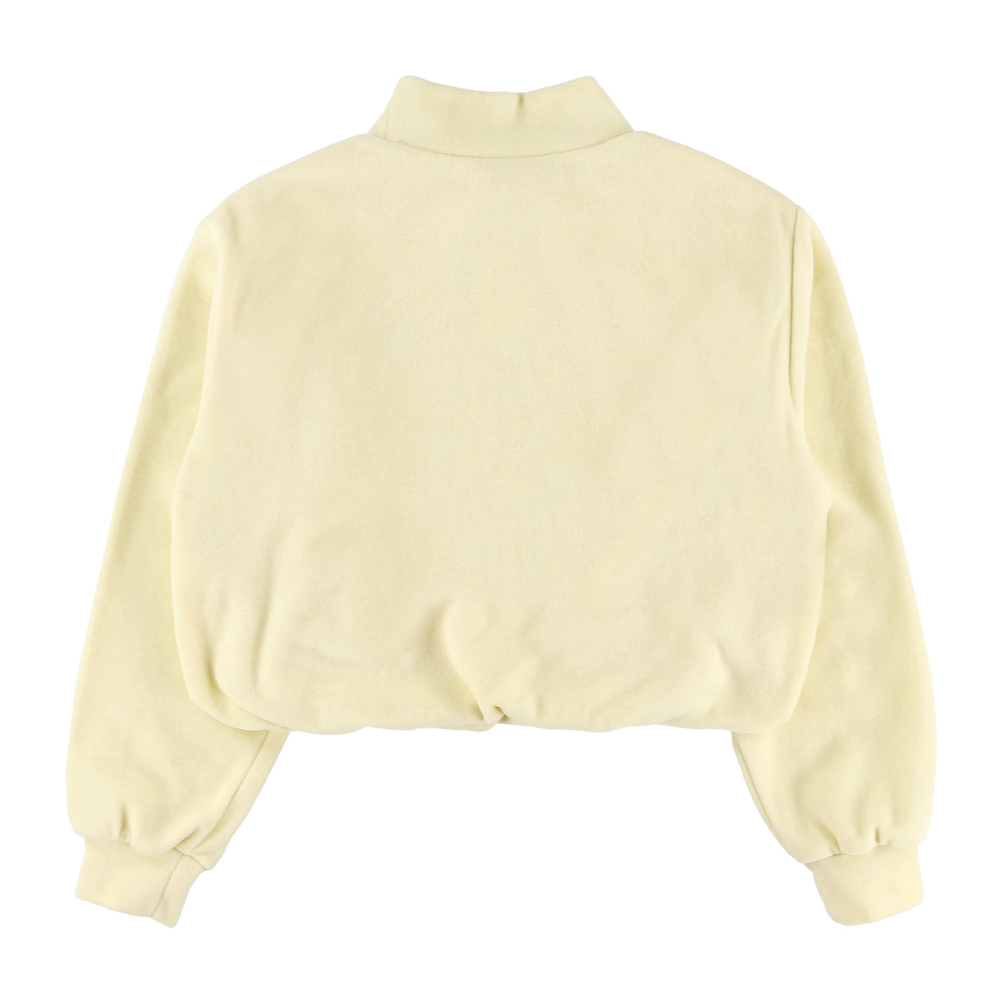 WOMEN トスカーナフリース長袖プルオーバー パウダーイエロー