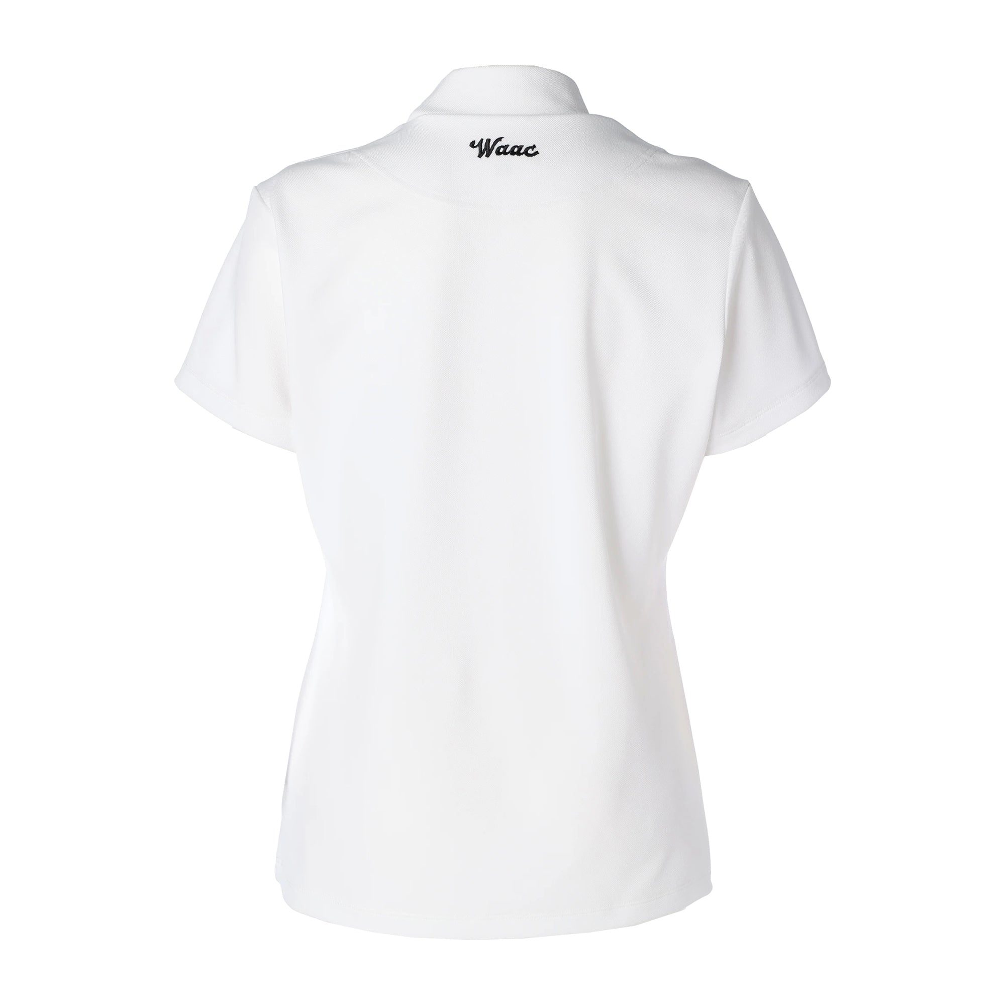 WOMEN リサイクル鹿の子モックネック ホワイト