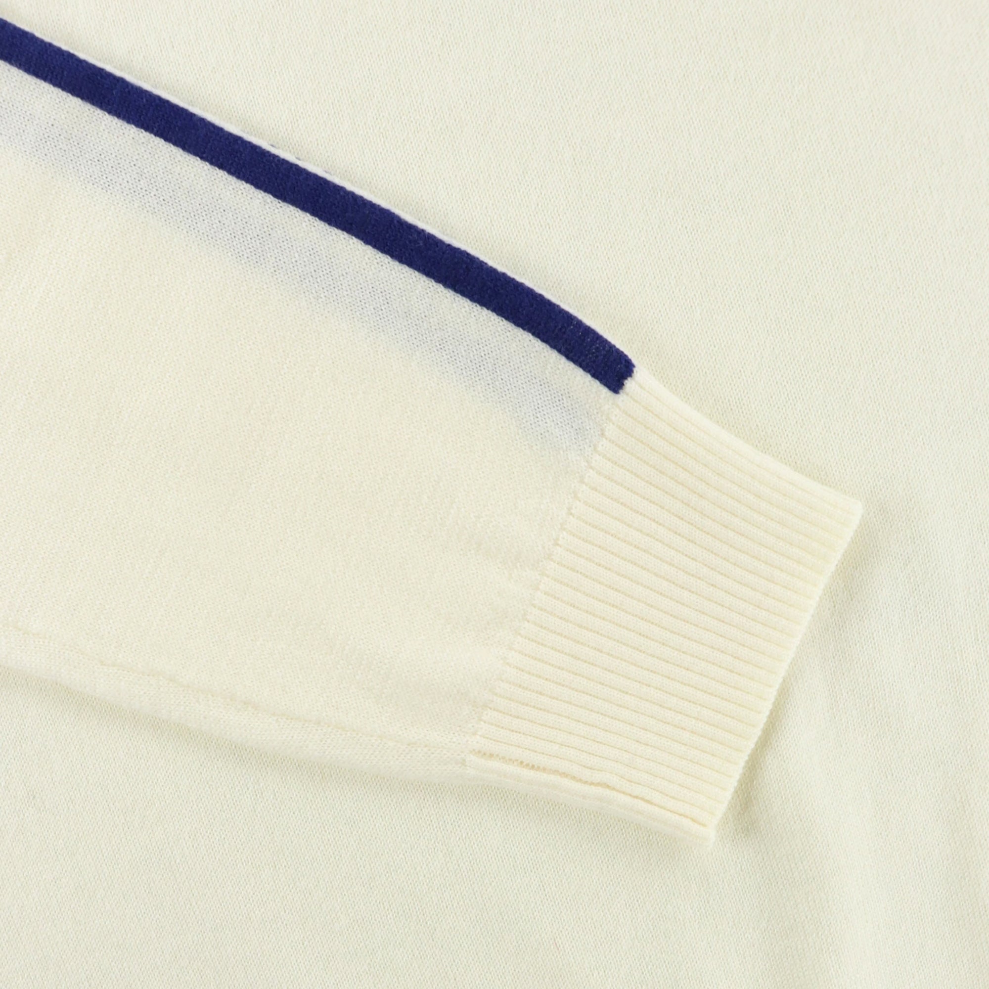 WOMEN CASHWOOL 長袖プルオーバー ホワイト