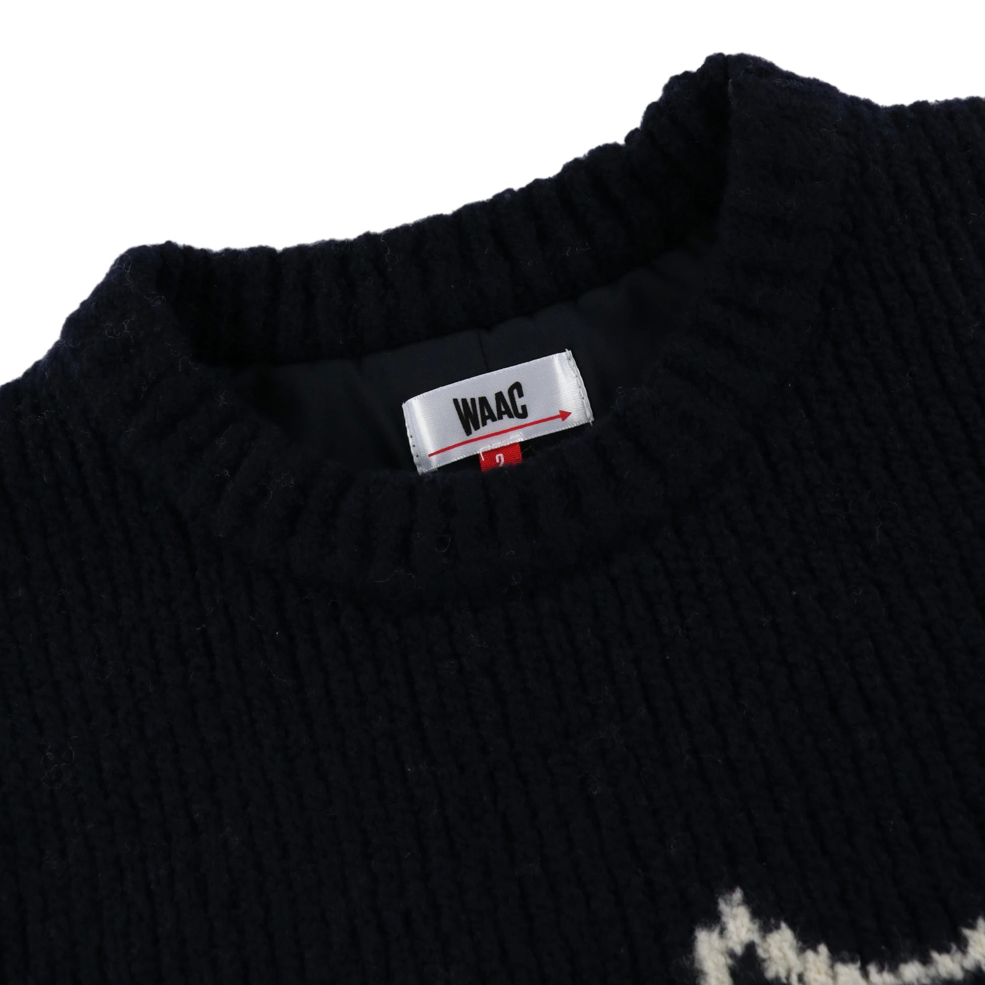 MEN ローゲージニット長袖プルオーバー オフホワイト