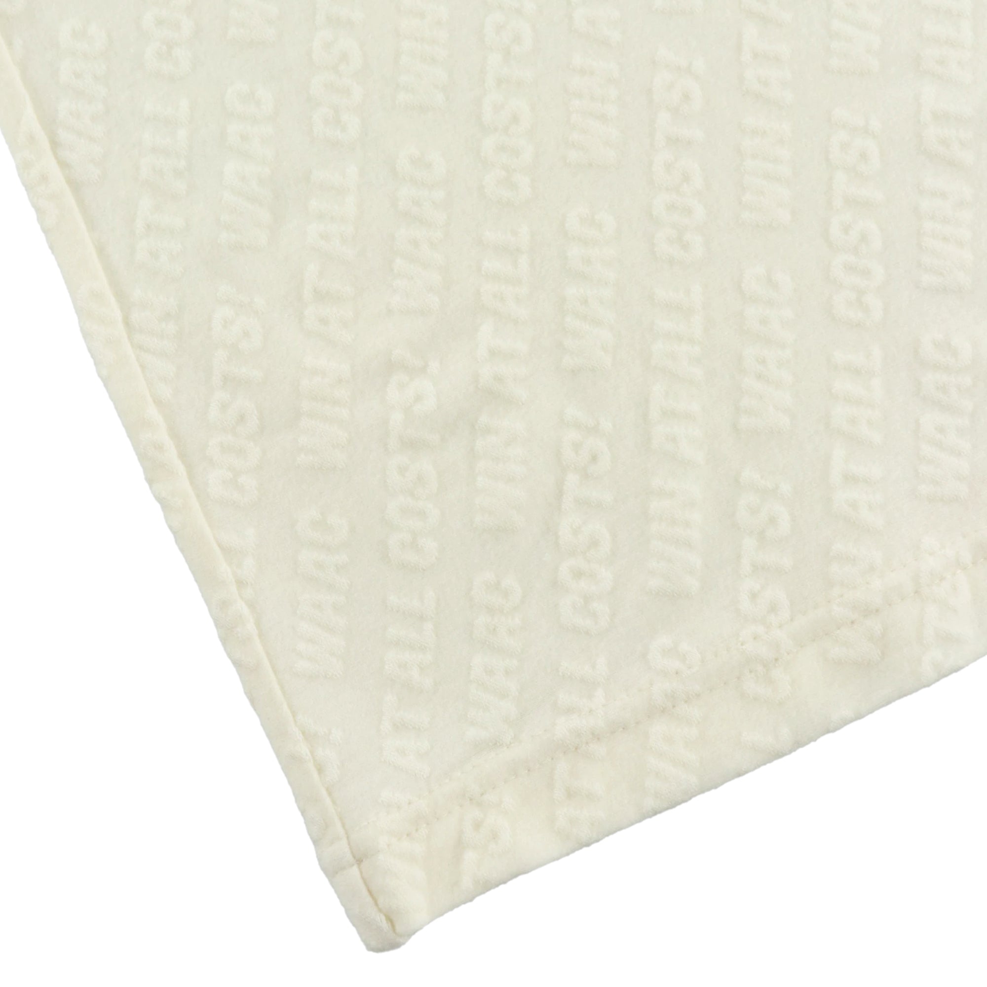 MENS ロゴエンボス起毛JQD 長袖モックネック ブラック/072234030