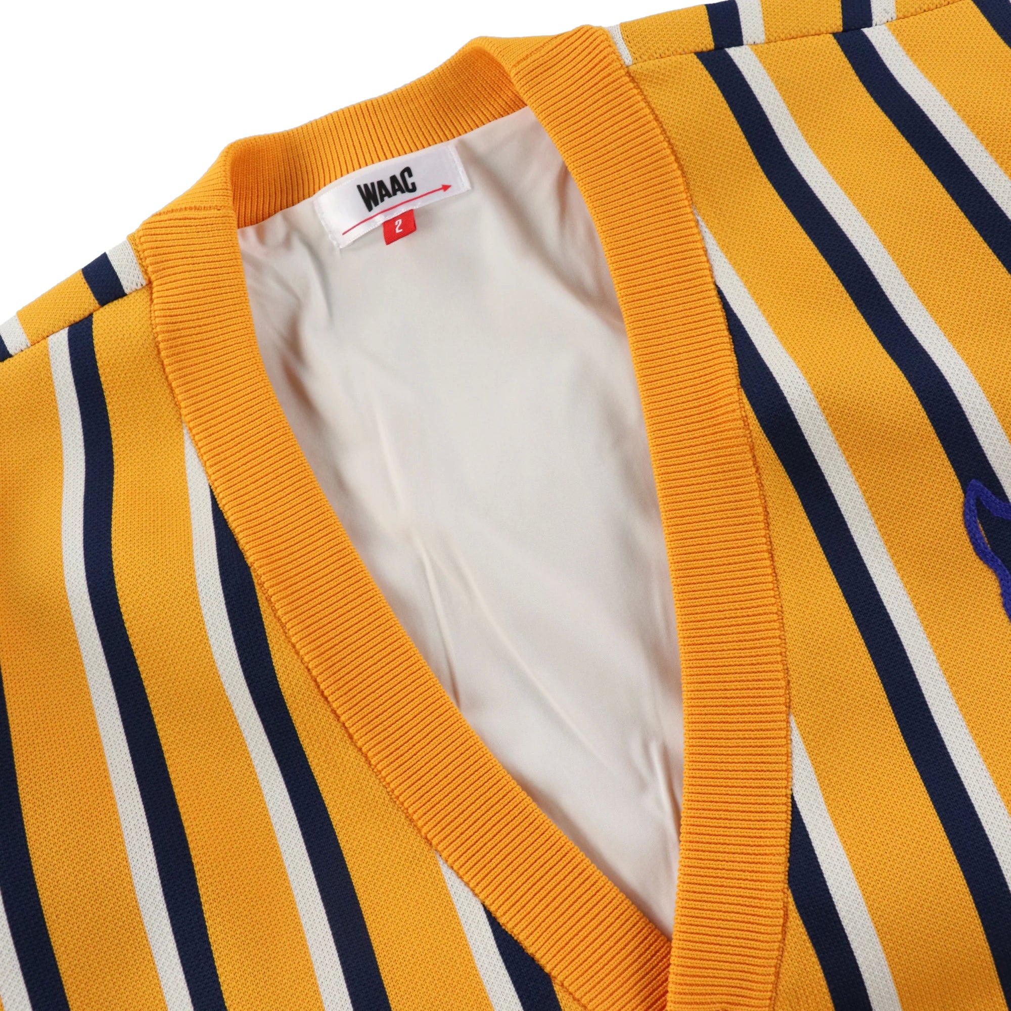 MEN 裏付マイクロスリームカーディガン マスタード