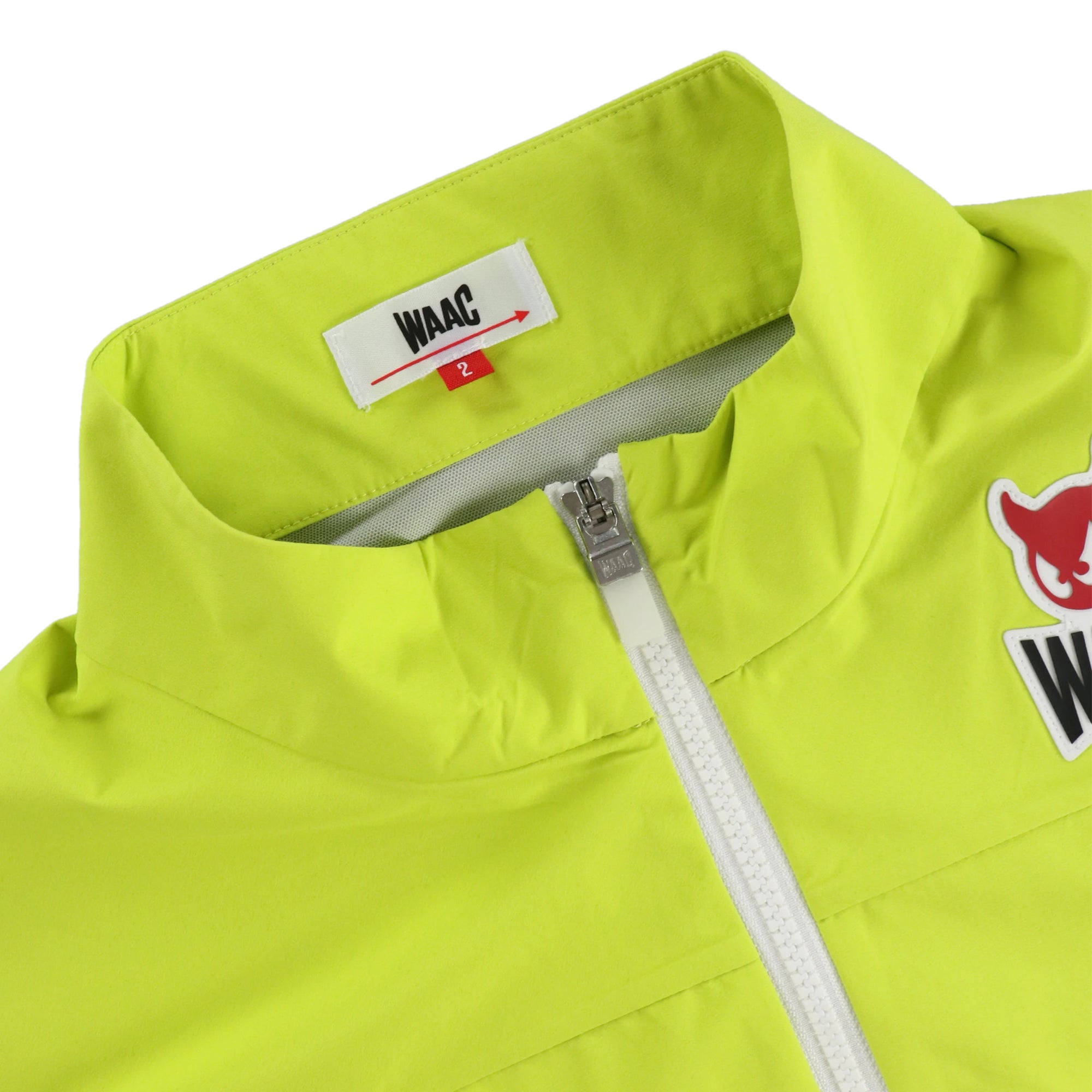 WOMEN 2.5層ラミネートストレッチタフタ アウター ライムイエロー