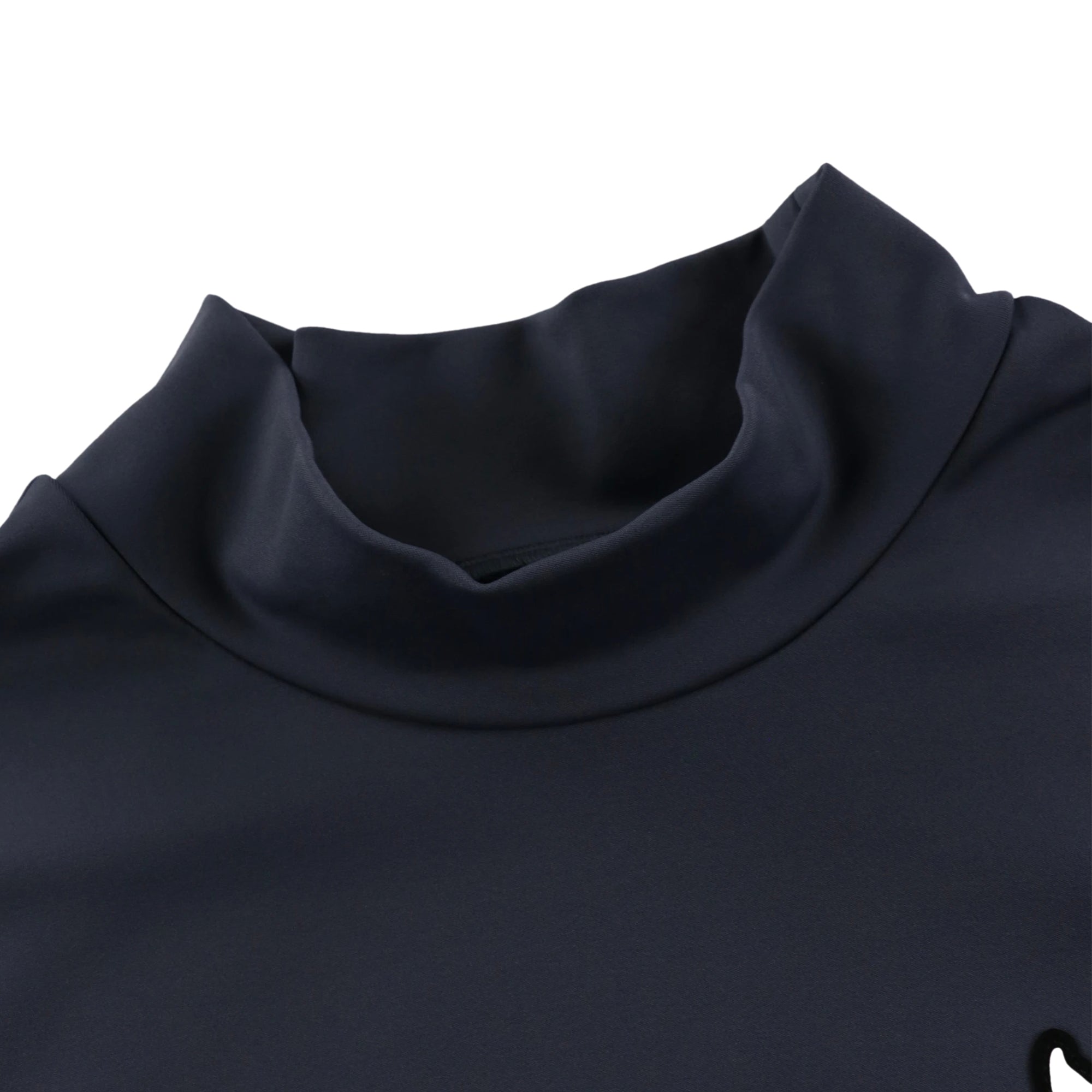 MEN Basic裏起毛ベア天竺 長袖モックネック ホワイト