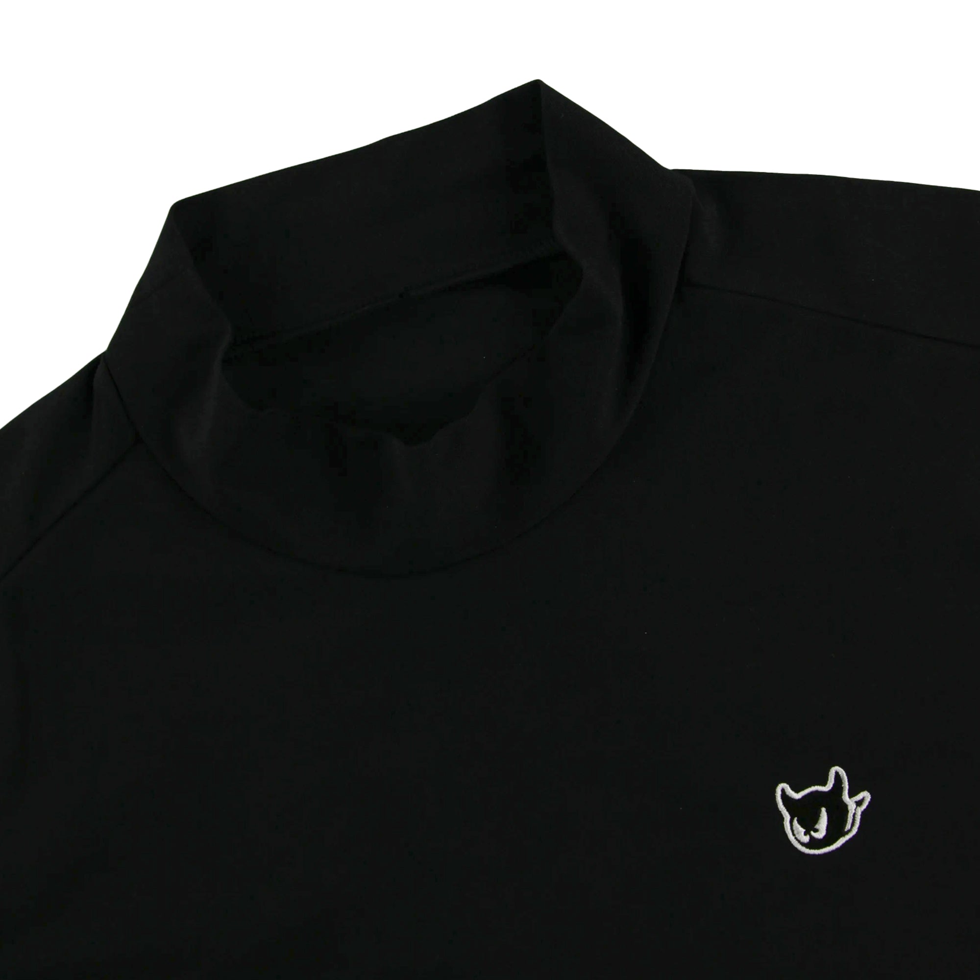 MENS ハイゲージカノコ 長袖モックネック ホワイト/072242010