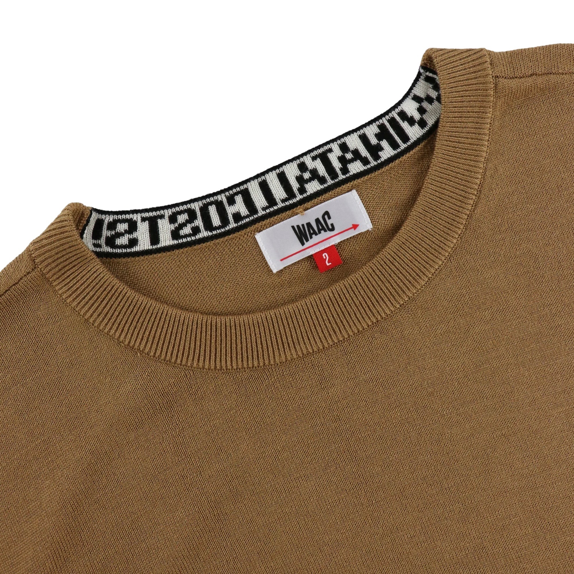 MENS Moistニット 長袖プルオーバー チャコール/072234720