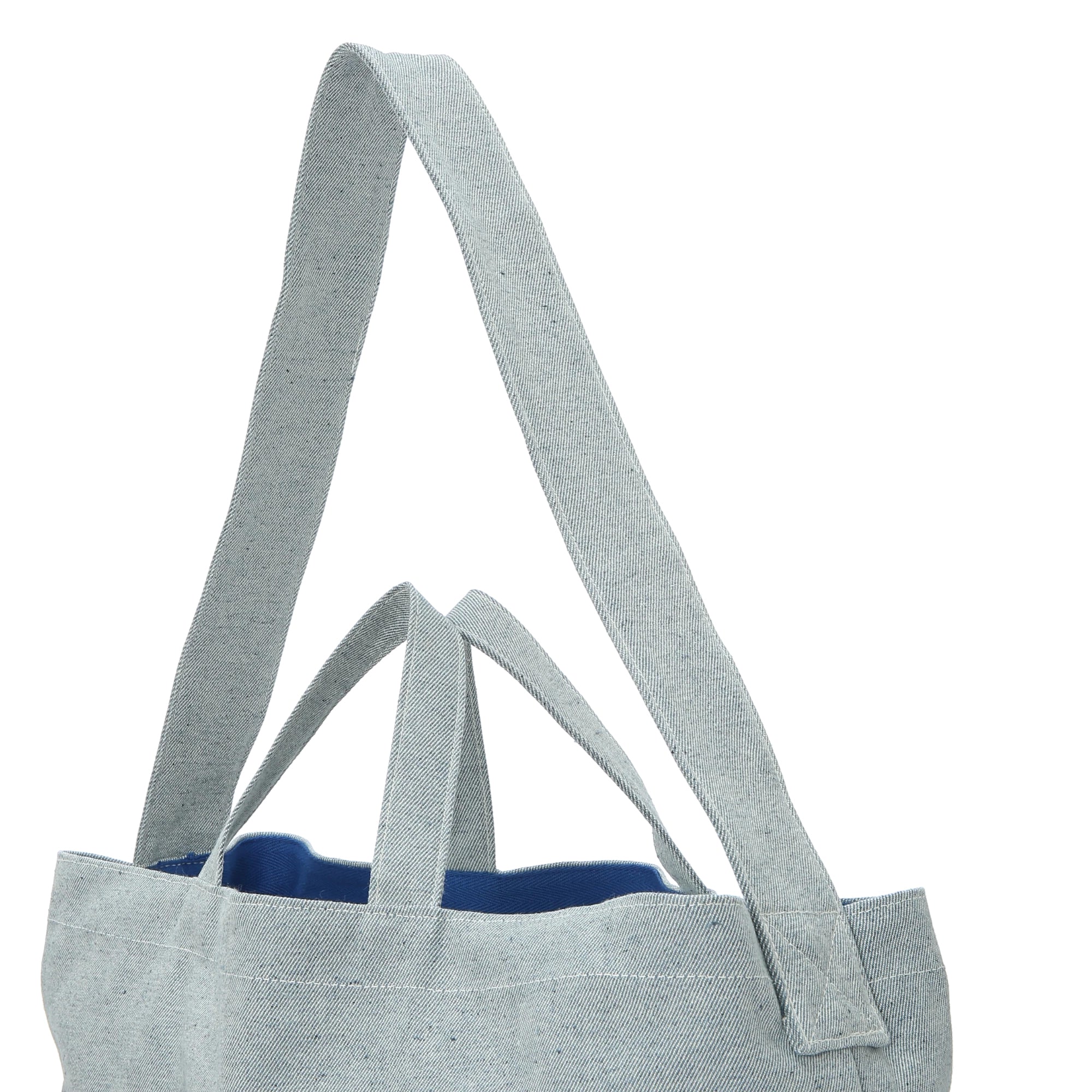 UNISEX UP CYCLE DENIM ビックトートバッグ ライトインディゴ/072234810