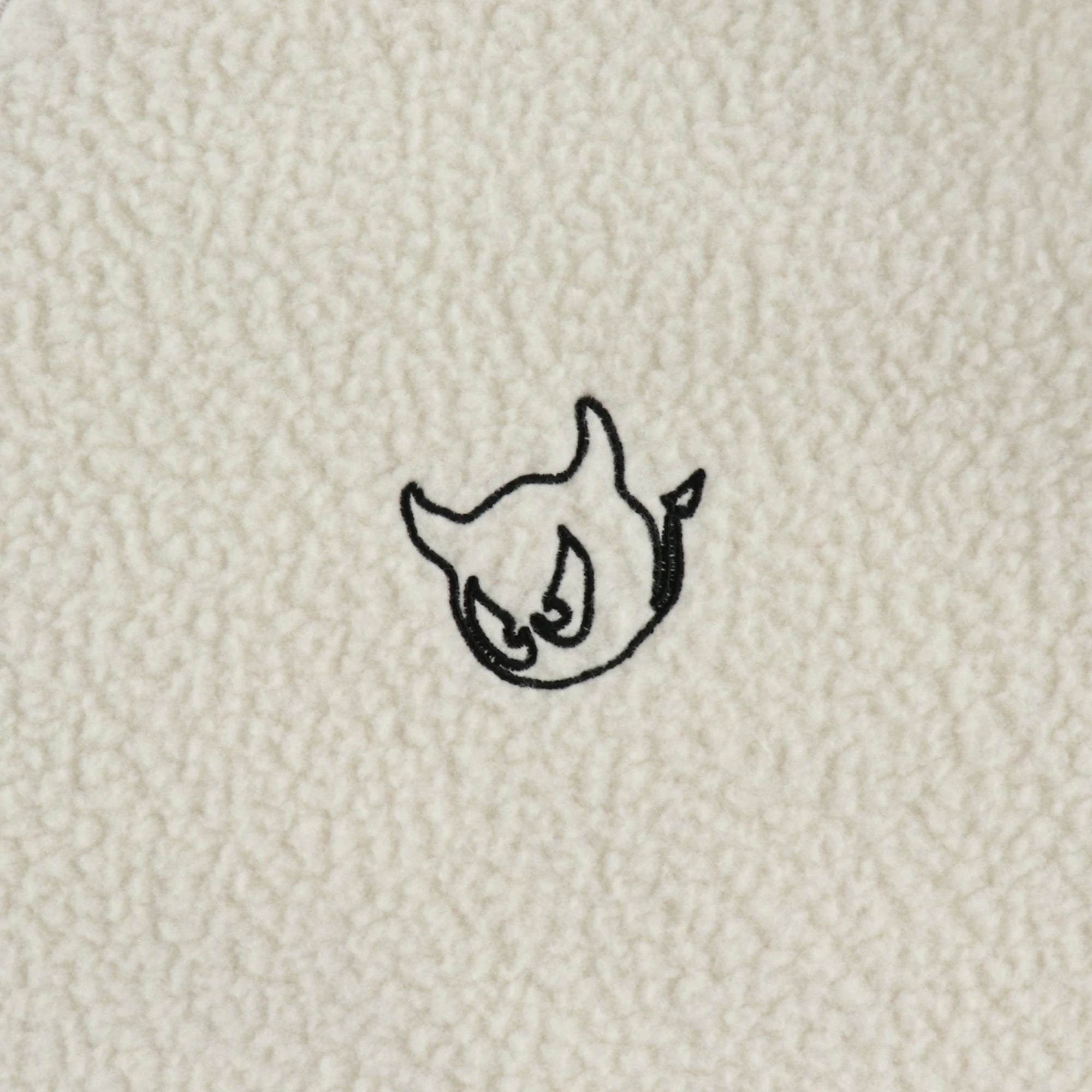 MENS リサイクルボアフリース 長袖プルオーバー ホワイト/072234041