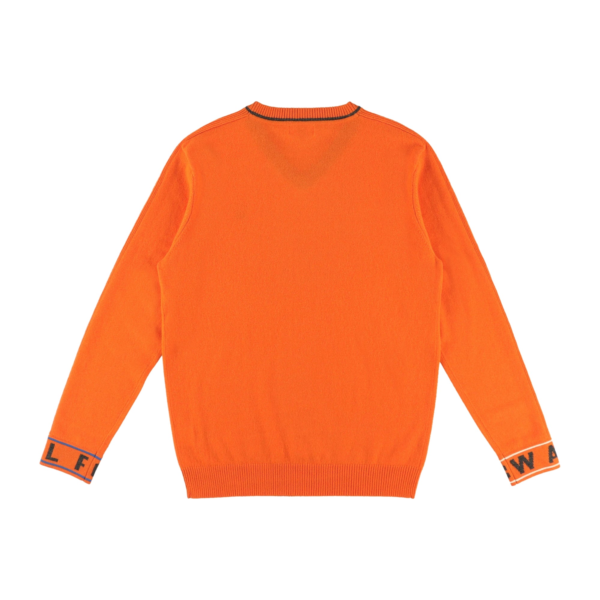 MENS AURORAカシミヤ 長袖プルオーバー オレンジ/072234702