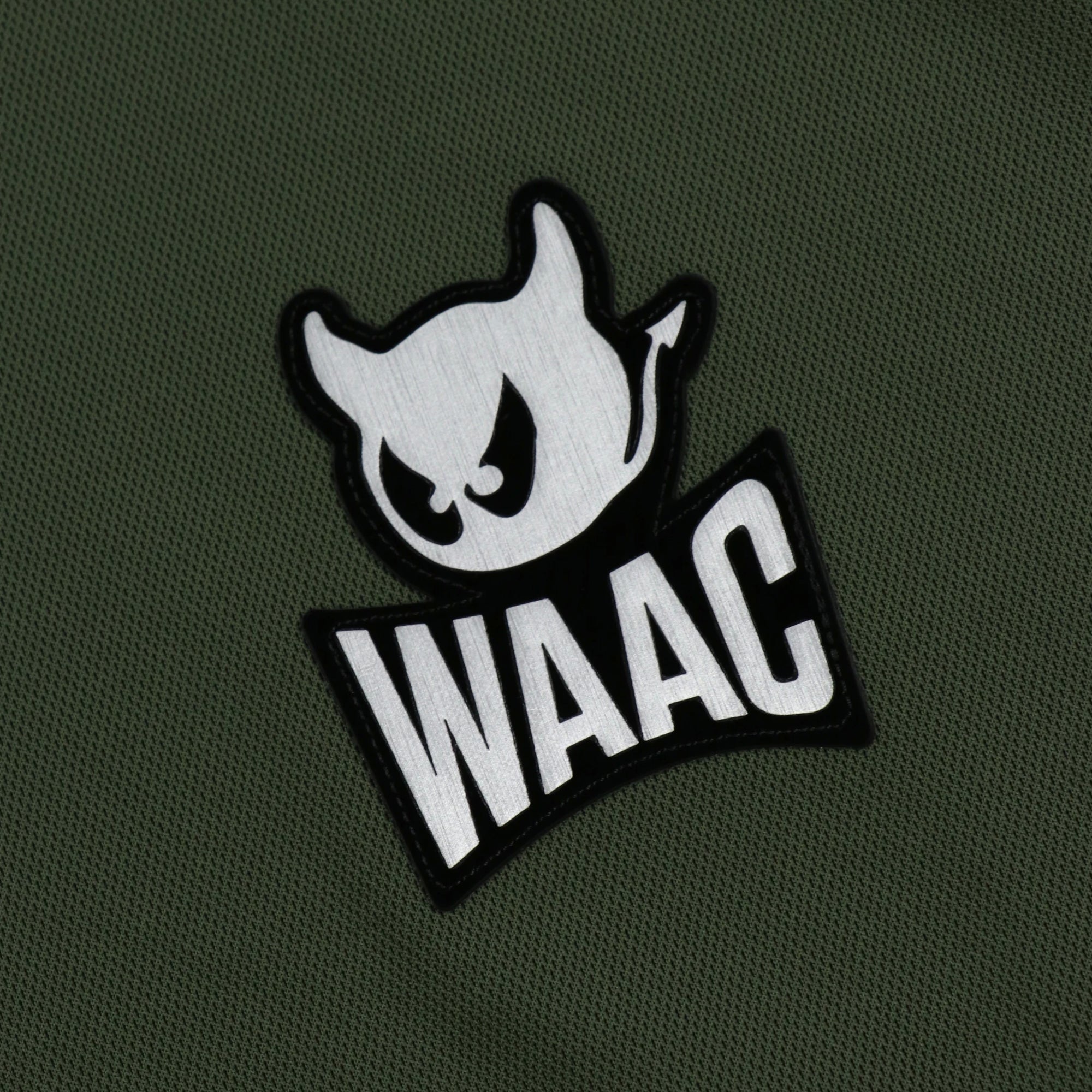 【23AW 新作】MENS バックハニカム 半袖モックネック オリーブ/072234001