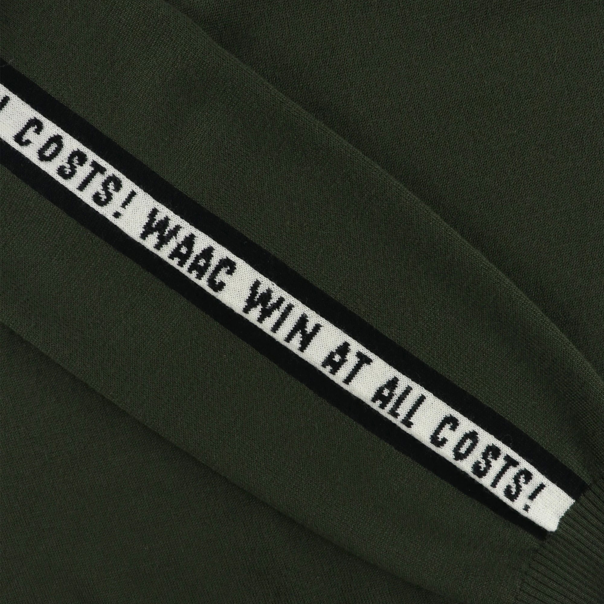 MENS CASHWOOL SWE 長袖プルオーバー オリーブ/072234730